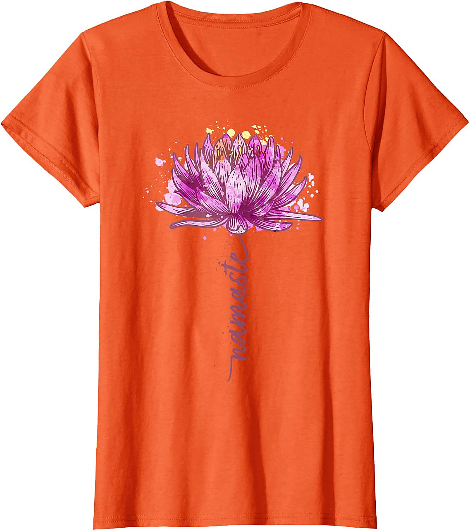 Namaste Lotus Flower Yoga T-shirt Spiritual Graphic Tee