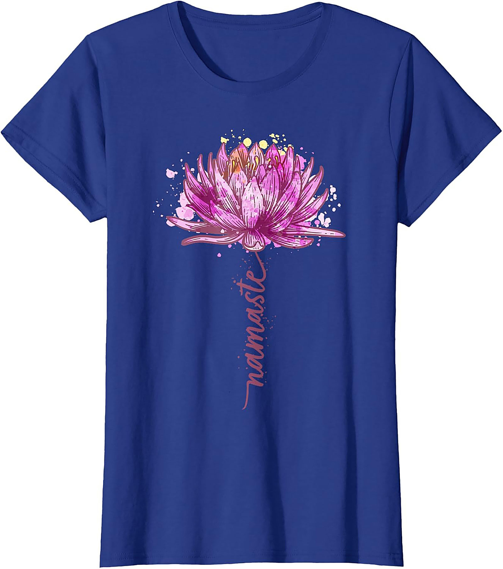 Namaste Lotus Flower Yoga T-shirt Spiritual Graphic Tee