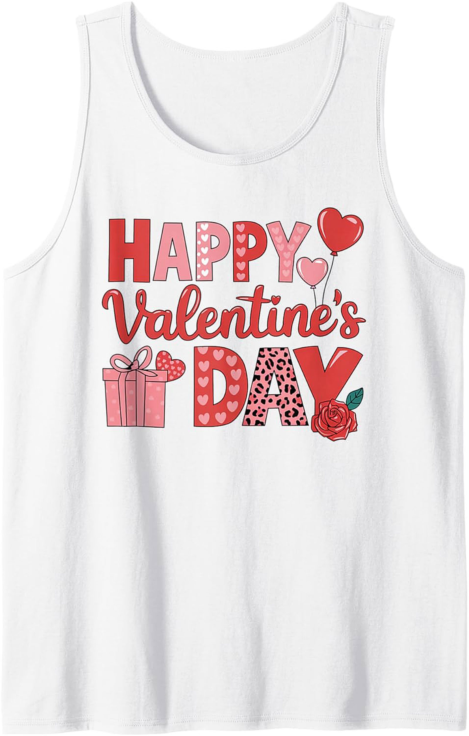 Valentine's Day Graphic Tank Sleeveless Shirt Gift Idea