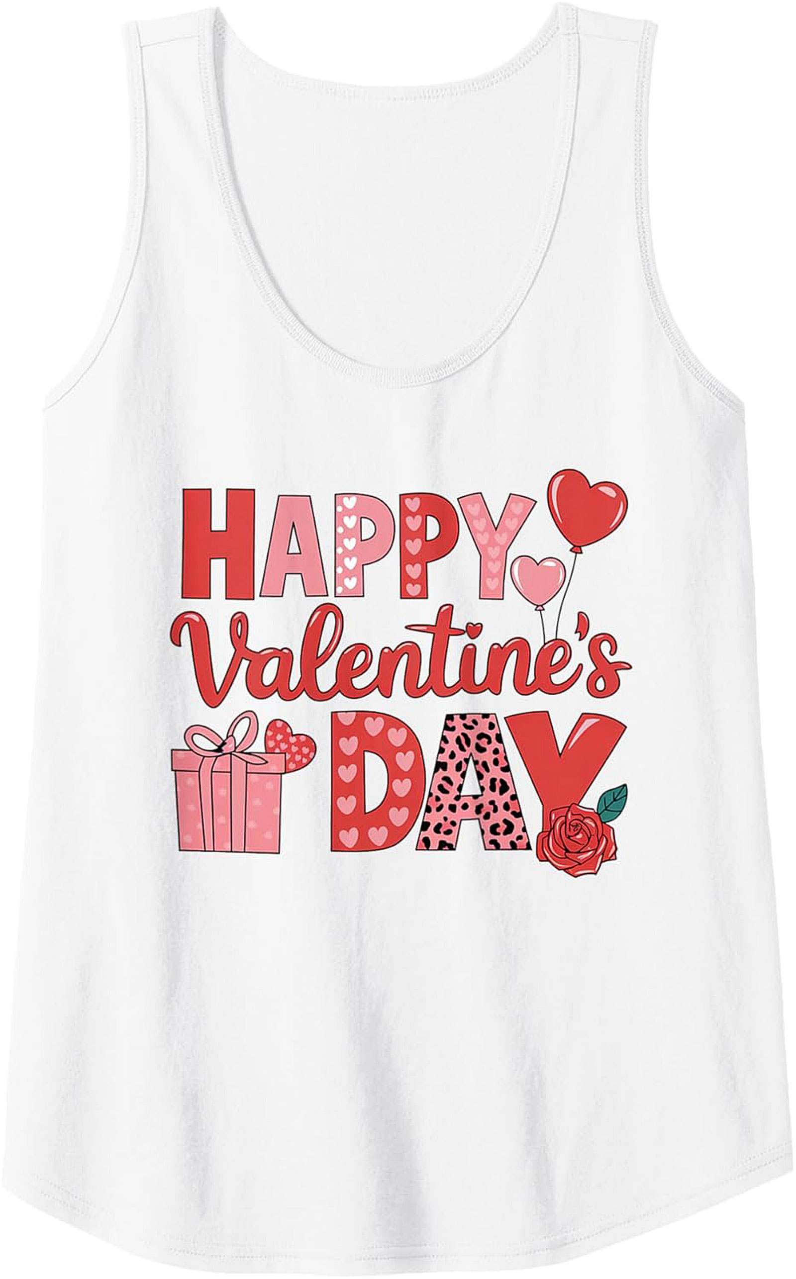Valentine's Day Graphic Tank Sleeveless Shirt Gift Idea