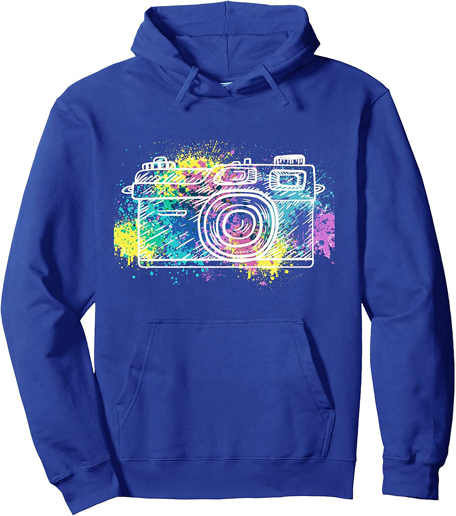 Artistic Camera Pullover Hoodie | Photography Graphic Gift