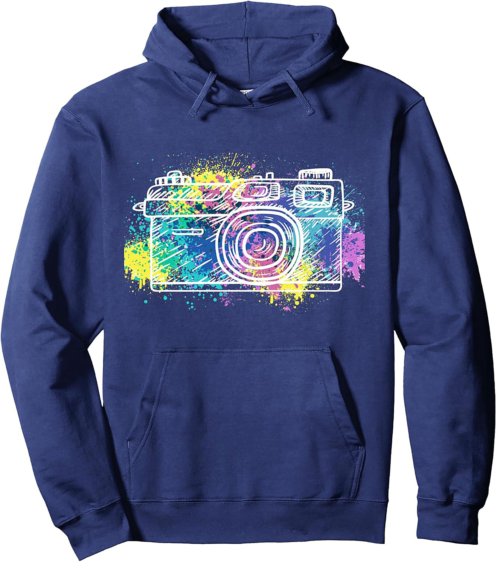 Artistic Camera Pullover Hoodie | Photography Graphic Gift
