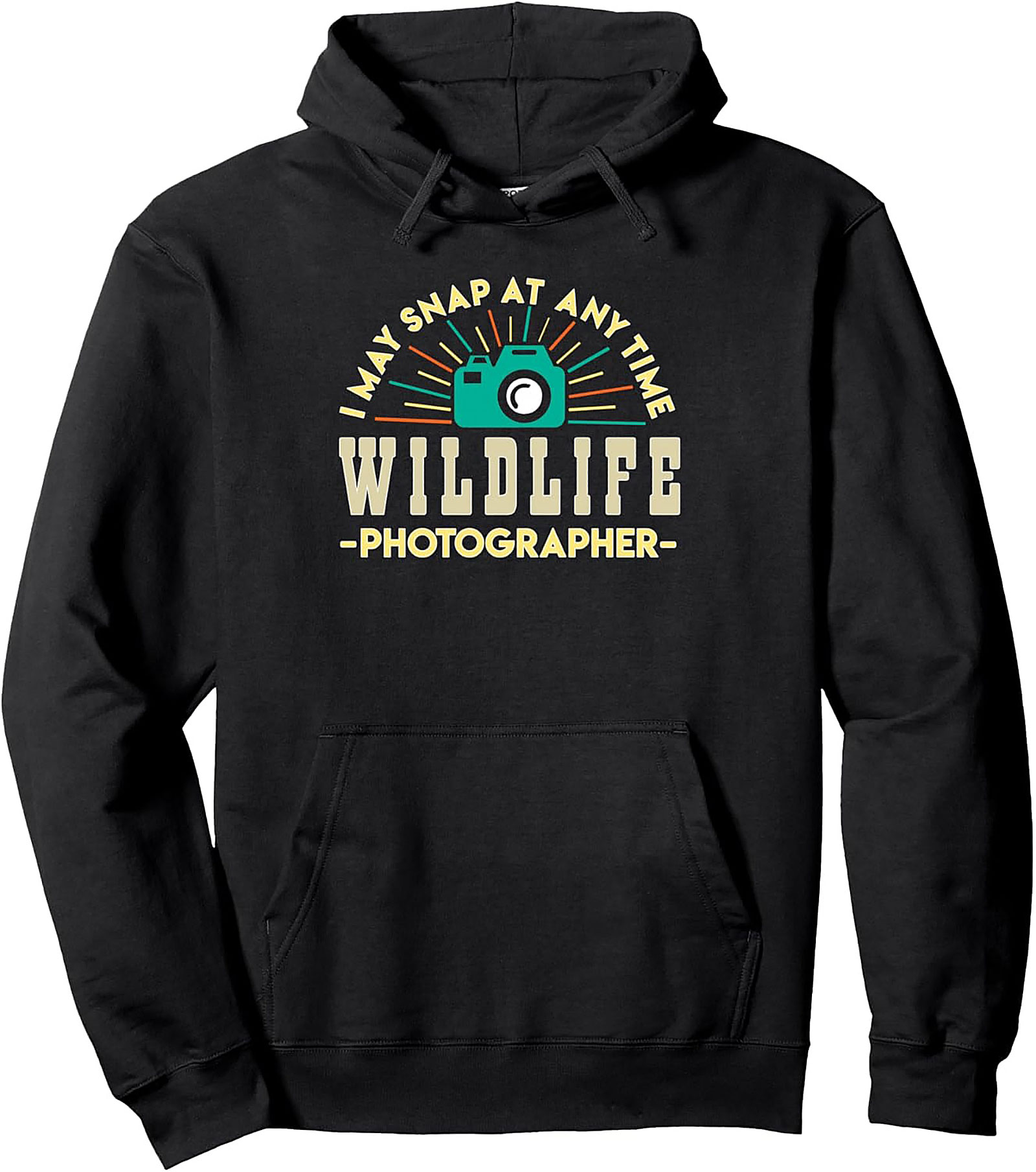Wildlife Photographer Graphic Hoodie | Cozy Pullover Gift