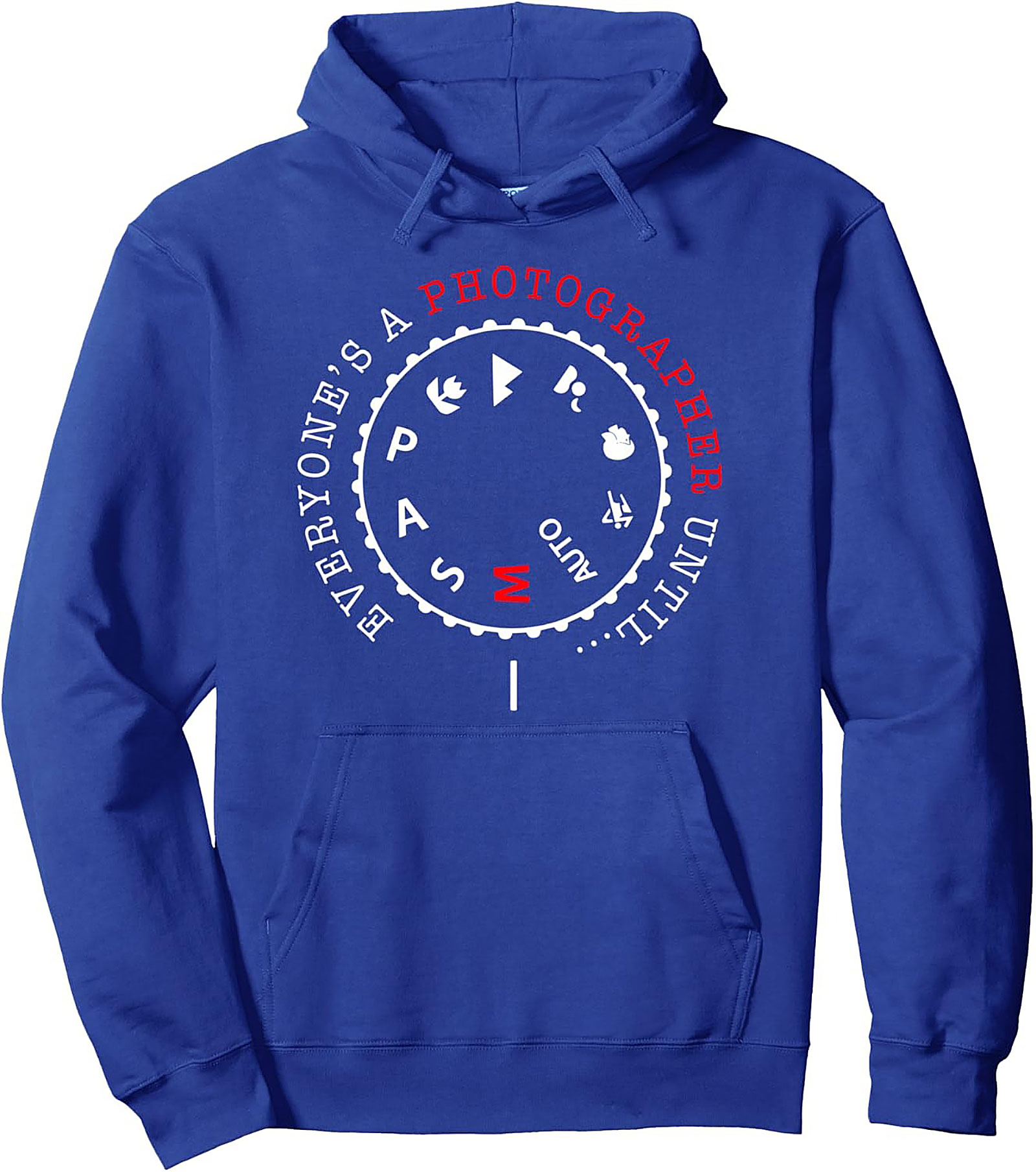 Photographer Pullover Hoodie | Camera Manual Mode Gift