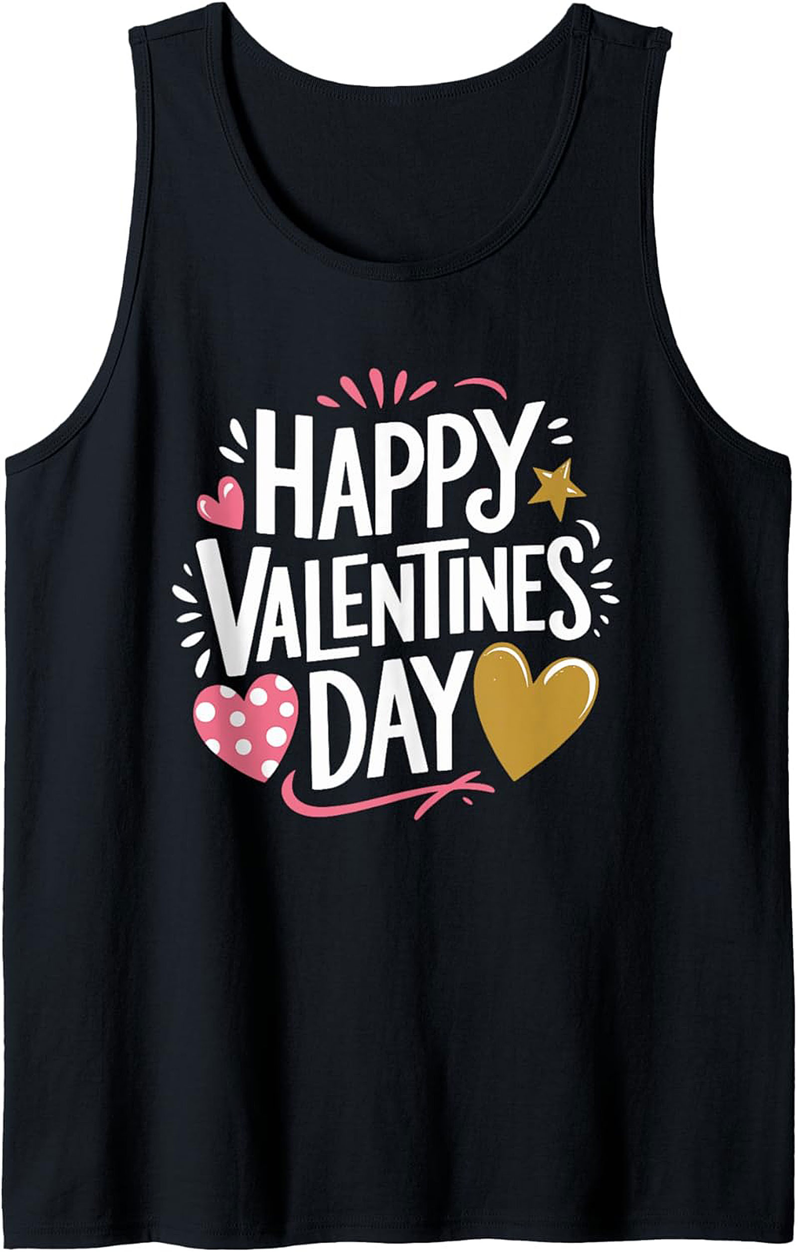 Valentine's Day Tank Top Festive Soft Cotton Unisex Shirt