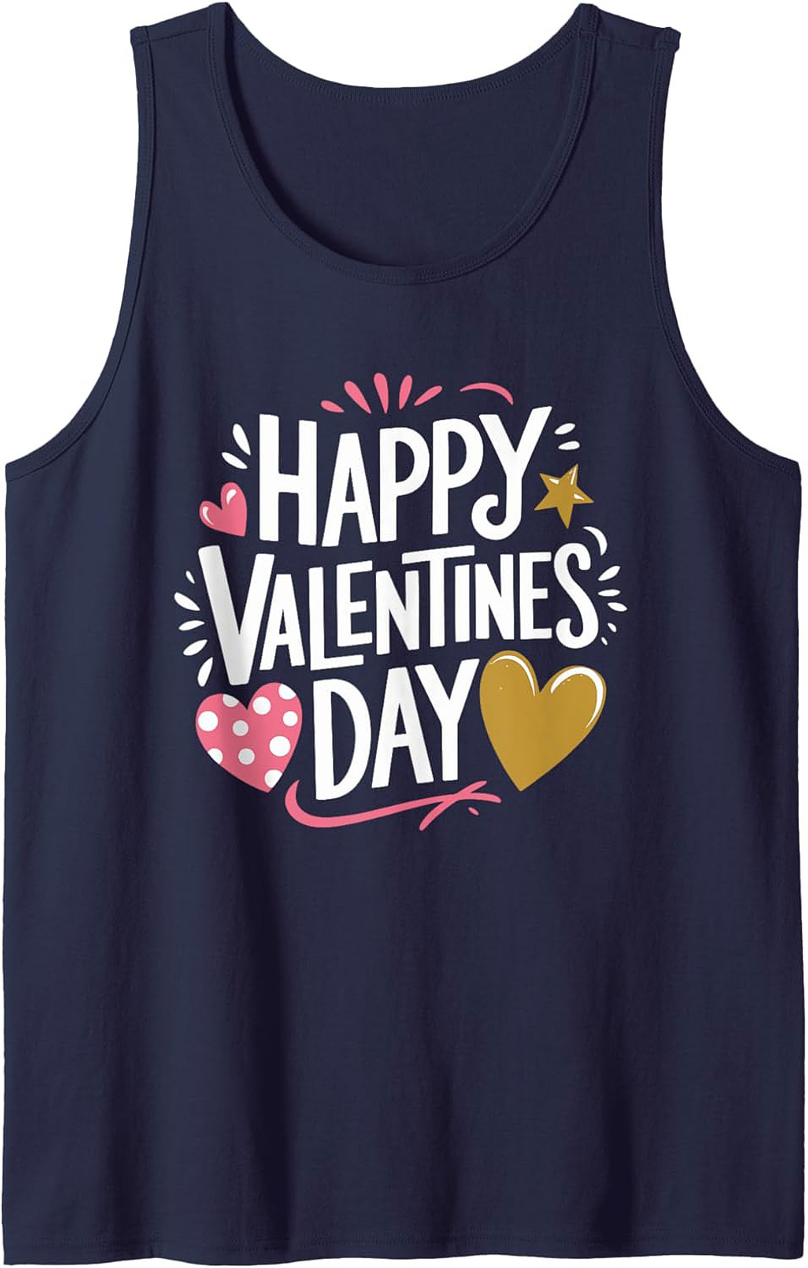 Valentine's Day Tank Top Festive Soft Cotton Unisex Shirt