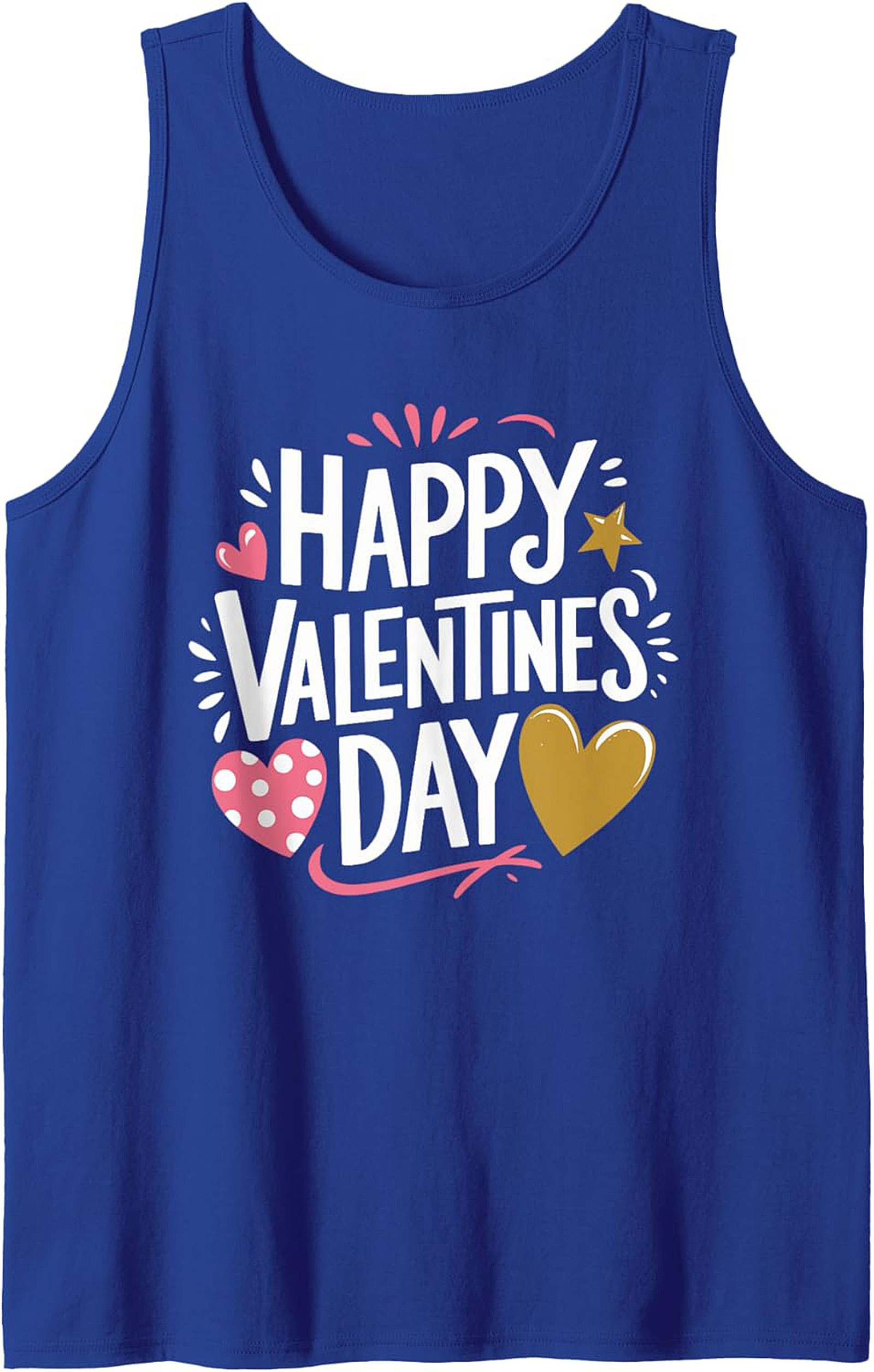 Valentine's Day Tank Top Festive Soft Cotton Unisex Shirt