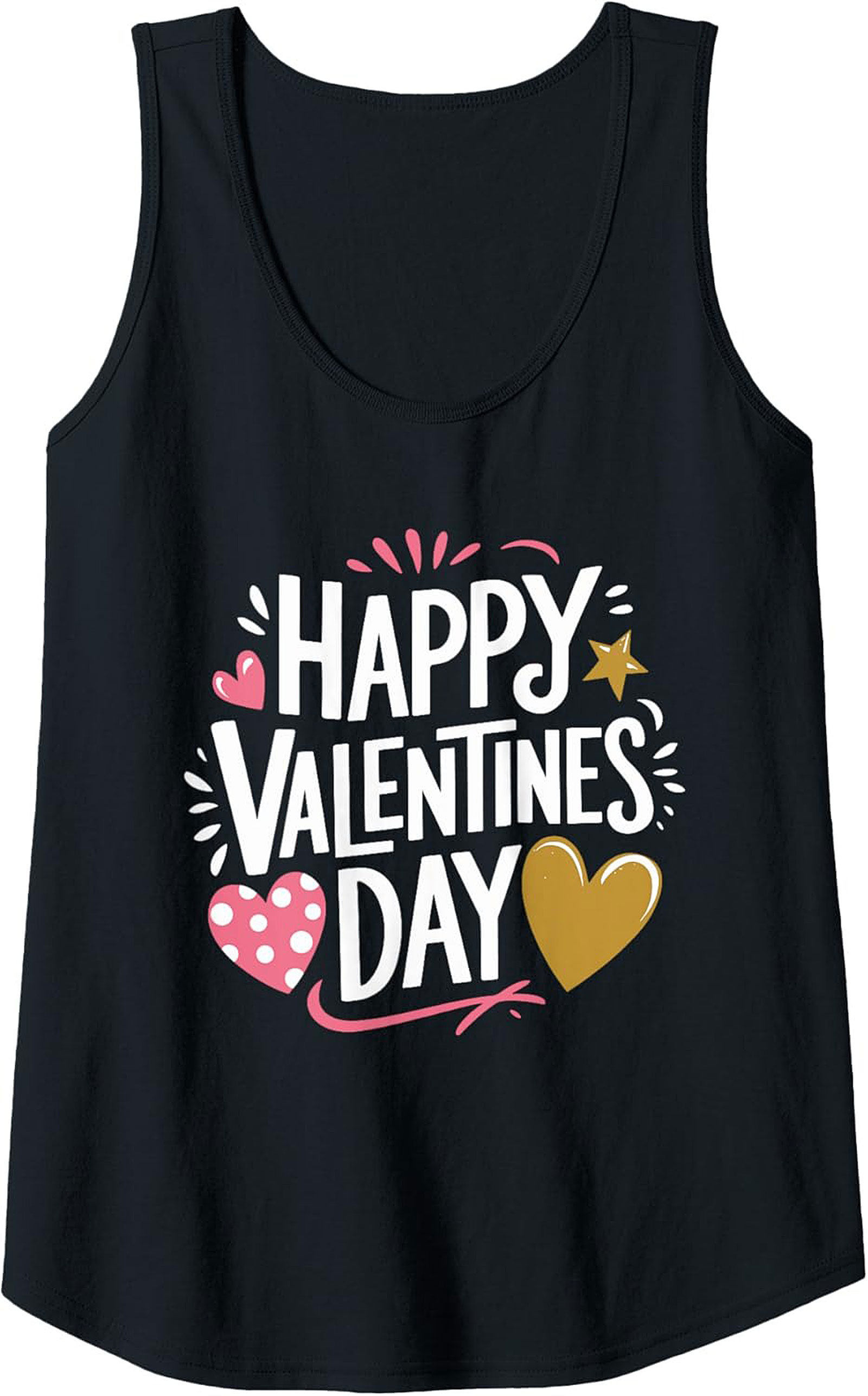 Valentine's Day Tank Top Festive Soft Cotton Unisex Shirt