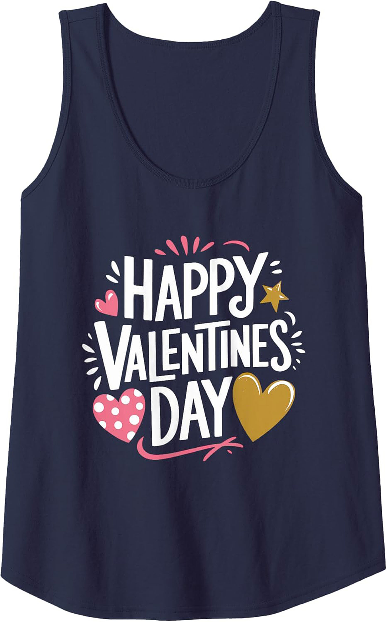 Valentine's Day Tank Top Festive Soft Cotton Unisex Shirt