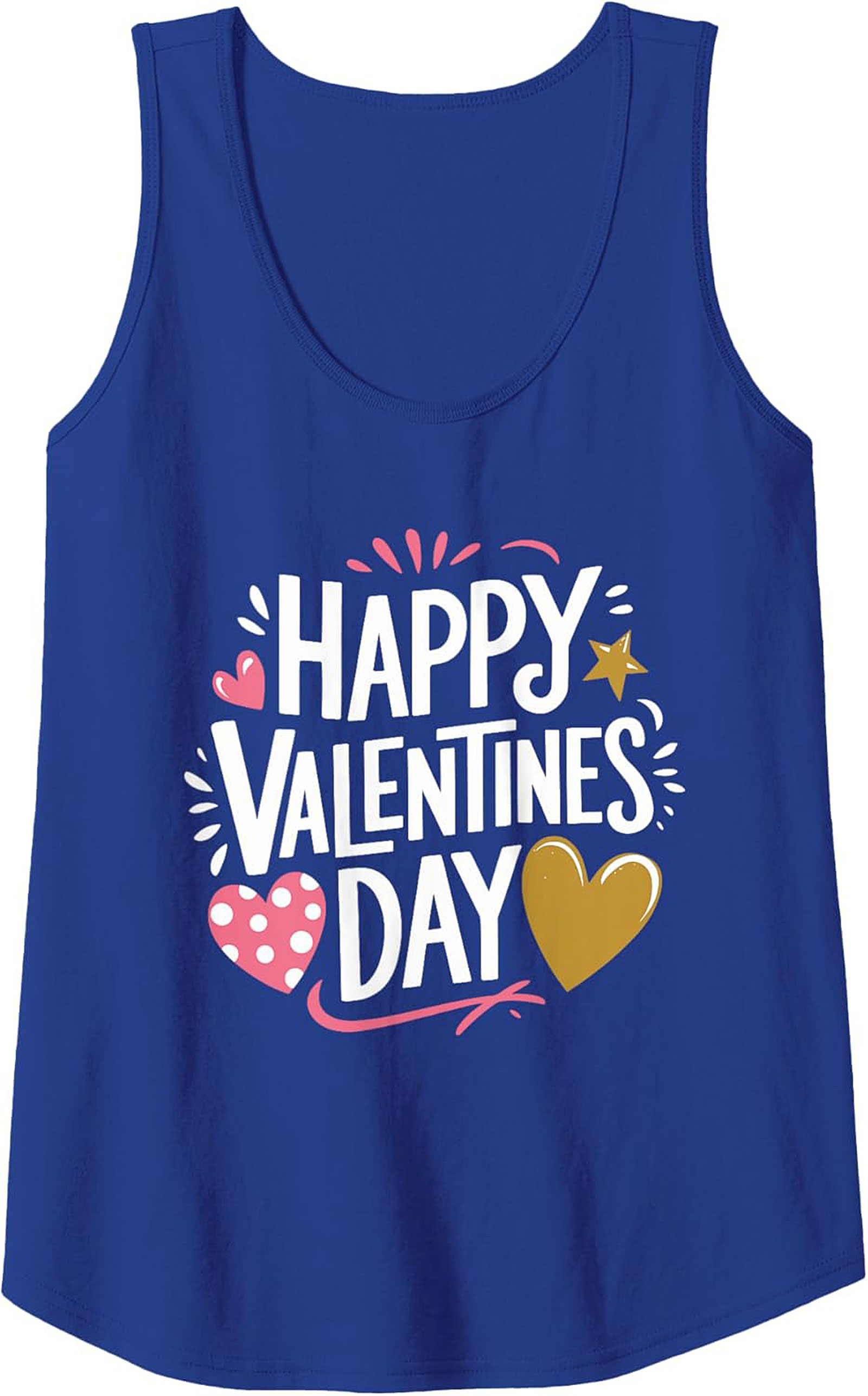 Valentine's Day Tank Top Festive Soft Cotton Unisex Shirt