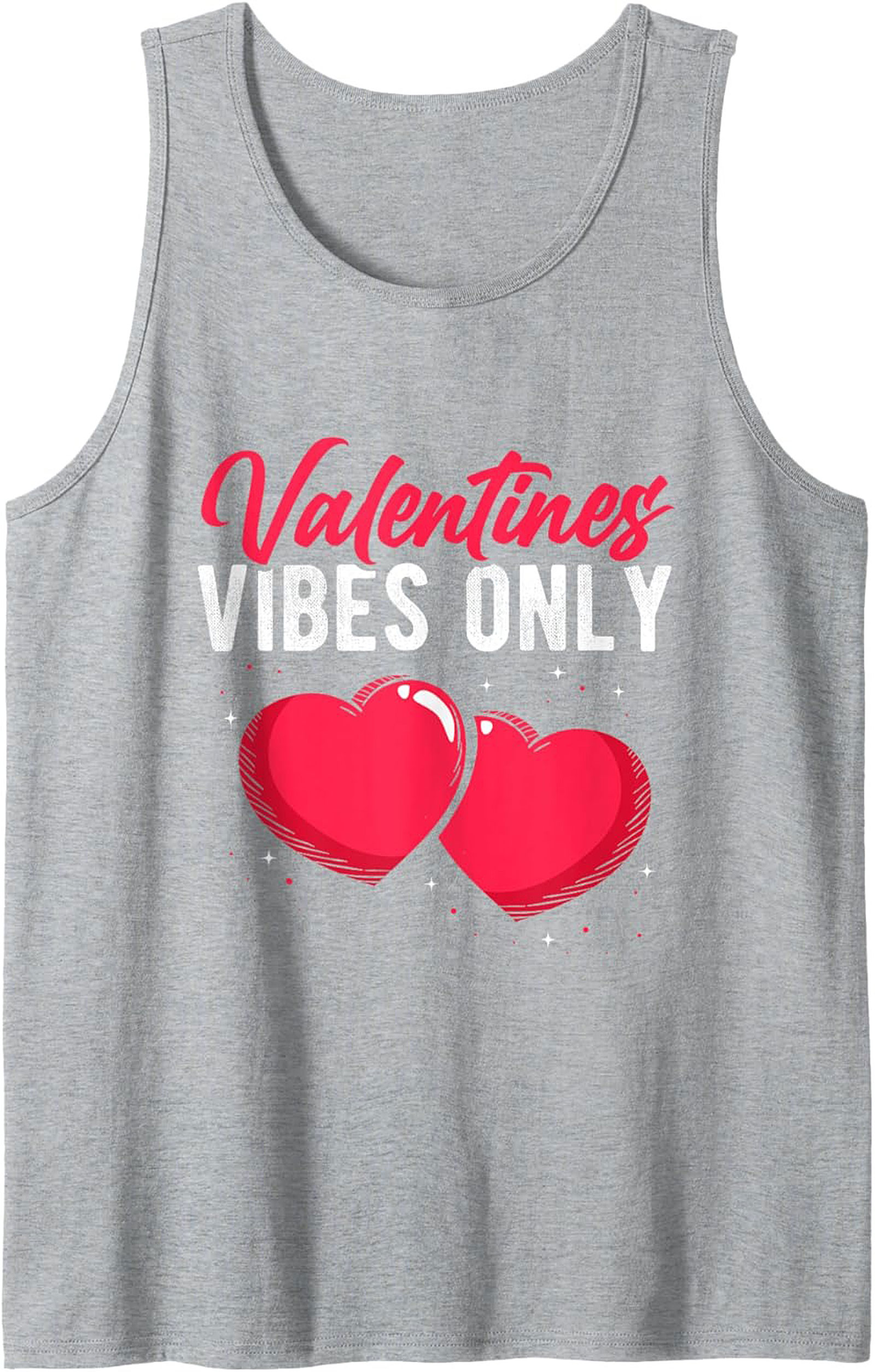 Valentines Vibes Only Graphic Tank Top Unisex Gift Idea