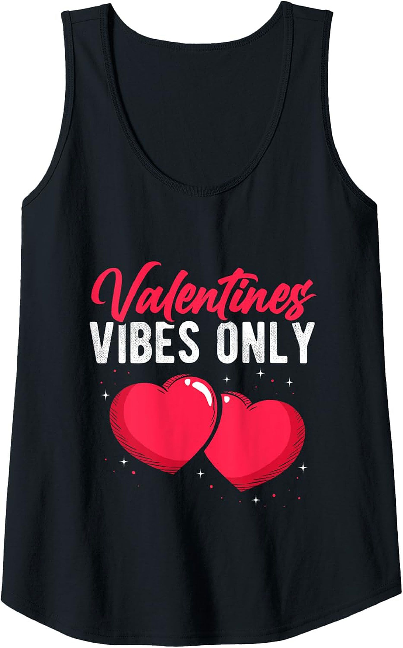 Valentines Vibes Only Graphic Tank Top Unisex Gift Idea