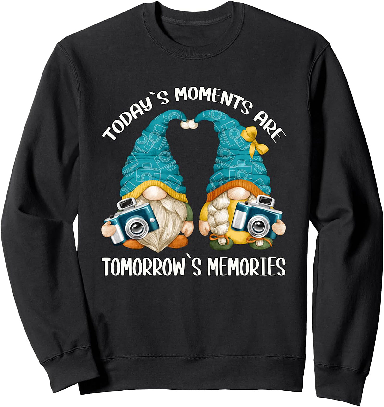 Photographer Gnome Crewneck Sweatshirt | Memory Keeper Gift
