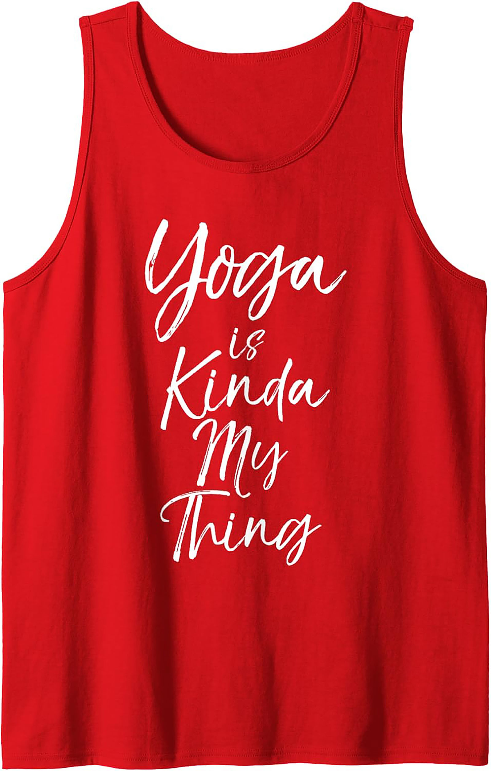 "Yoga is Kinda My Thing" Funny Yoga Graphic Tank Top