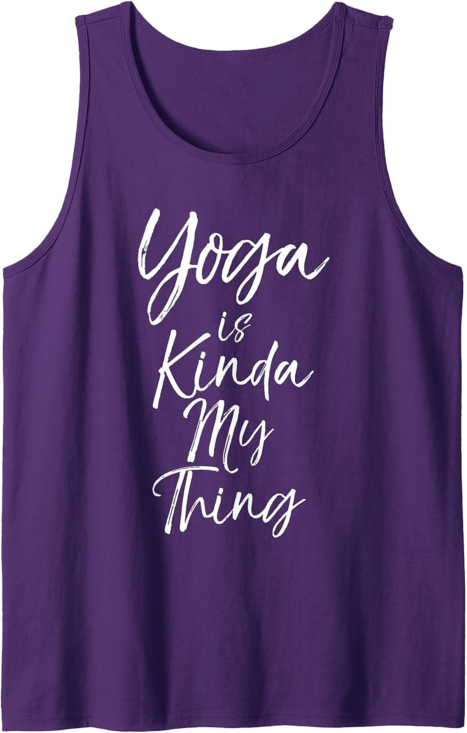 "Yoga is Kinda My Thing" Funny Yoga Graphic Tank Top