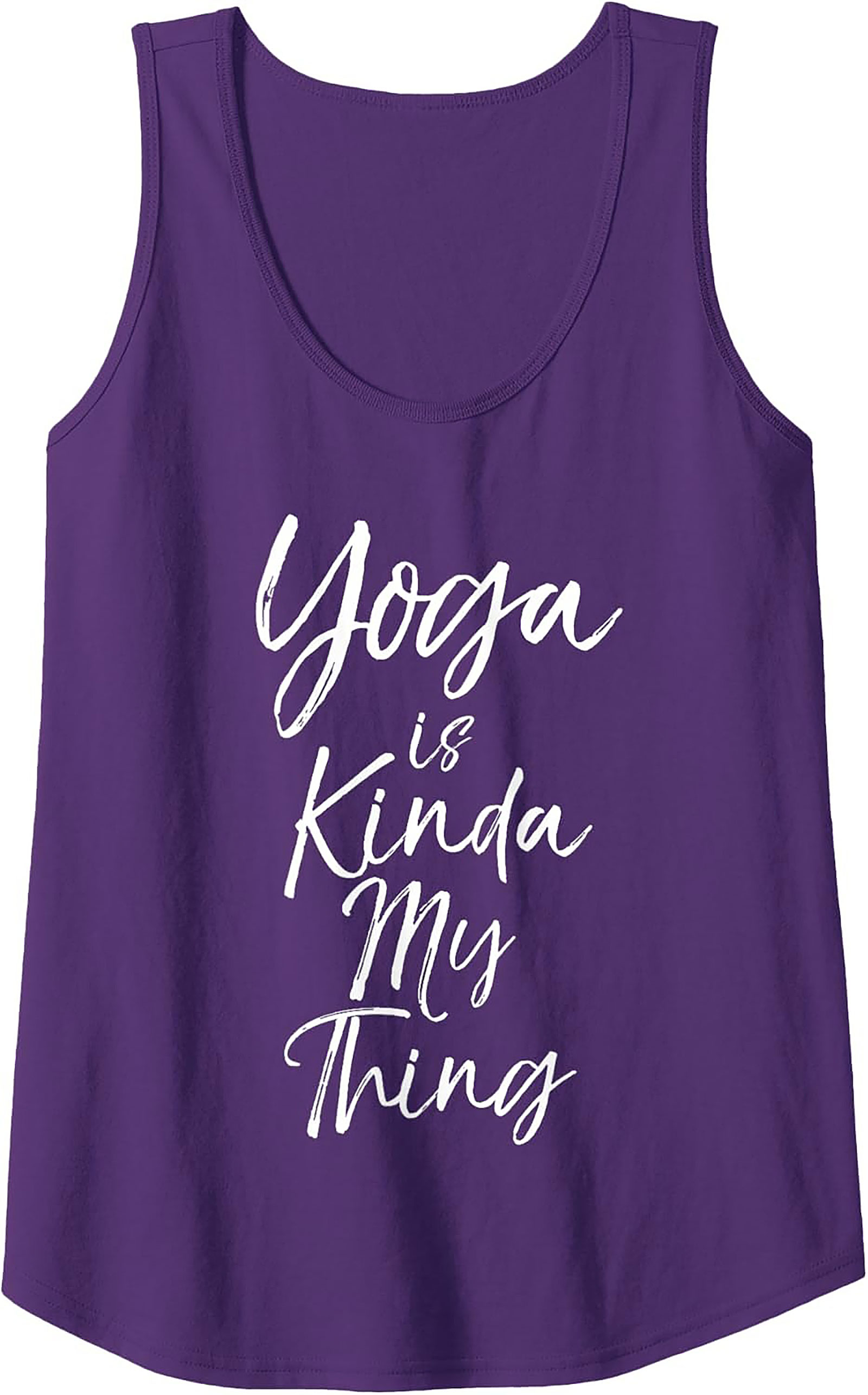 "Yoga is Kinda My Thing" Funny Yoga Graphic Tank Top