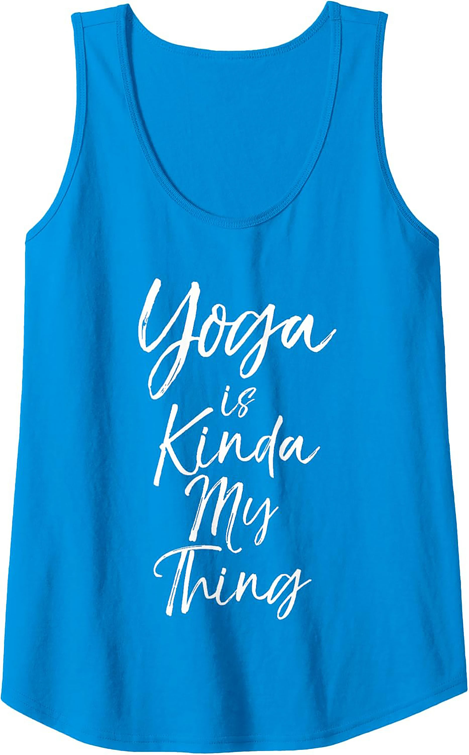 "Yoga is Kinda My Thing" Funny Yoga Graphic Tank Top