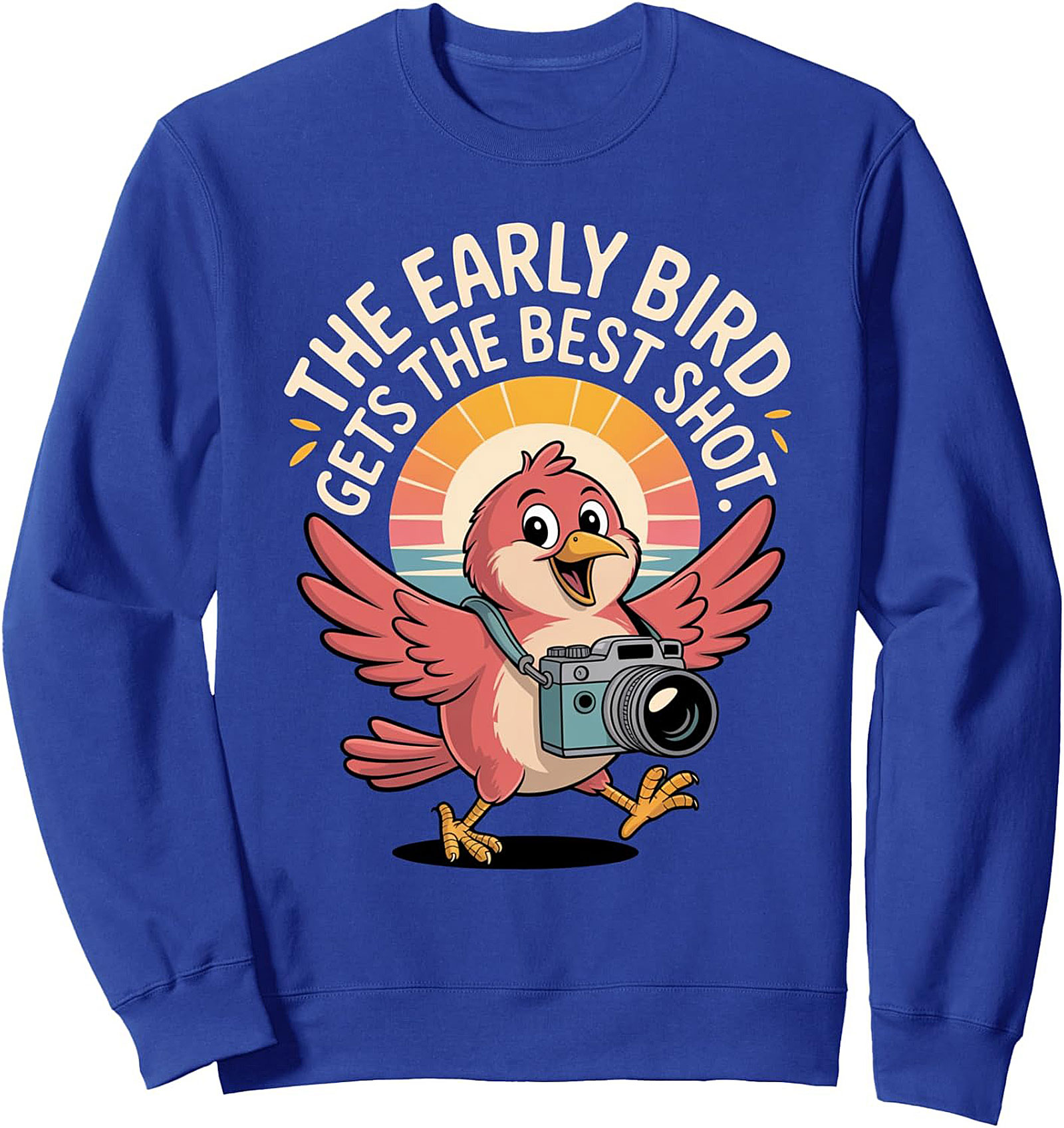 Early Bird Photographer Crewneck Sweatshirt | Cozy Gift