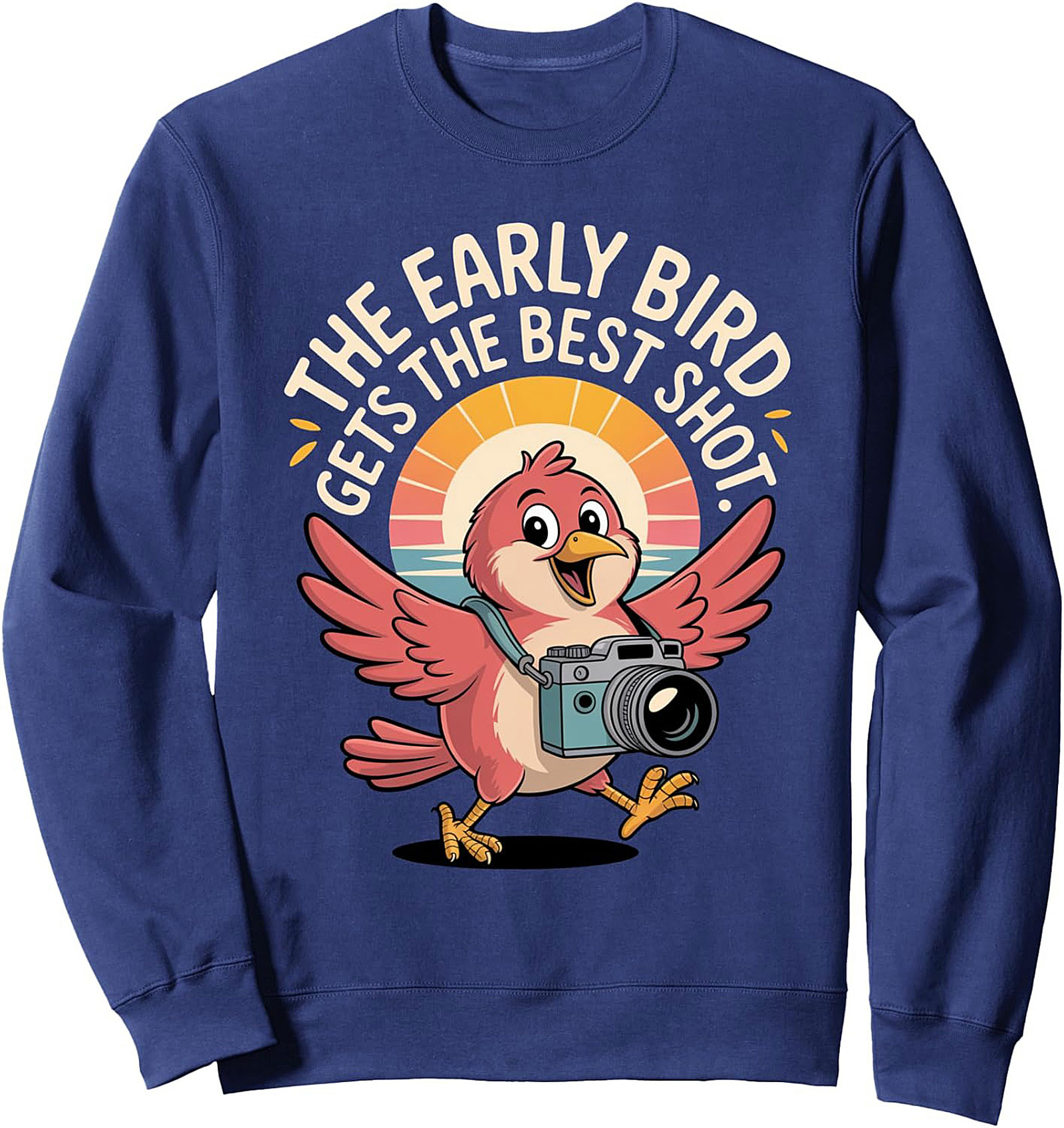 Early Bird Photographer Crewneck Sweatshirt | Cozy Gift