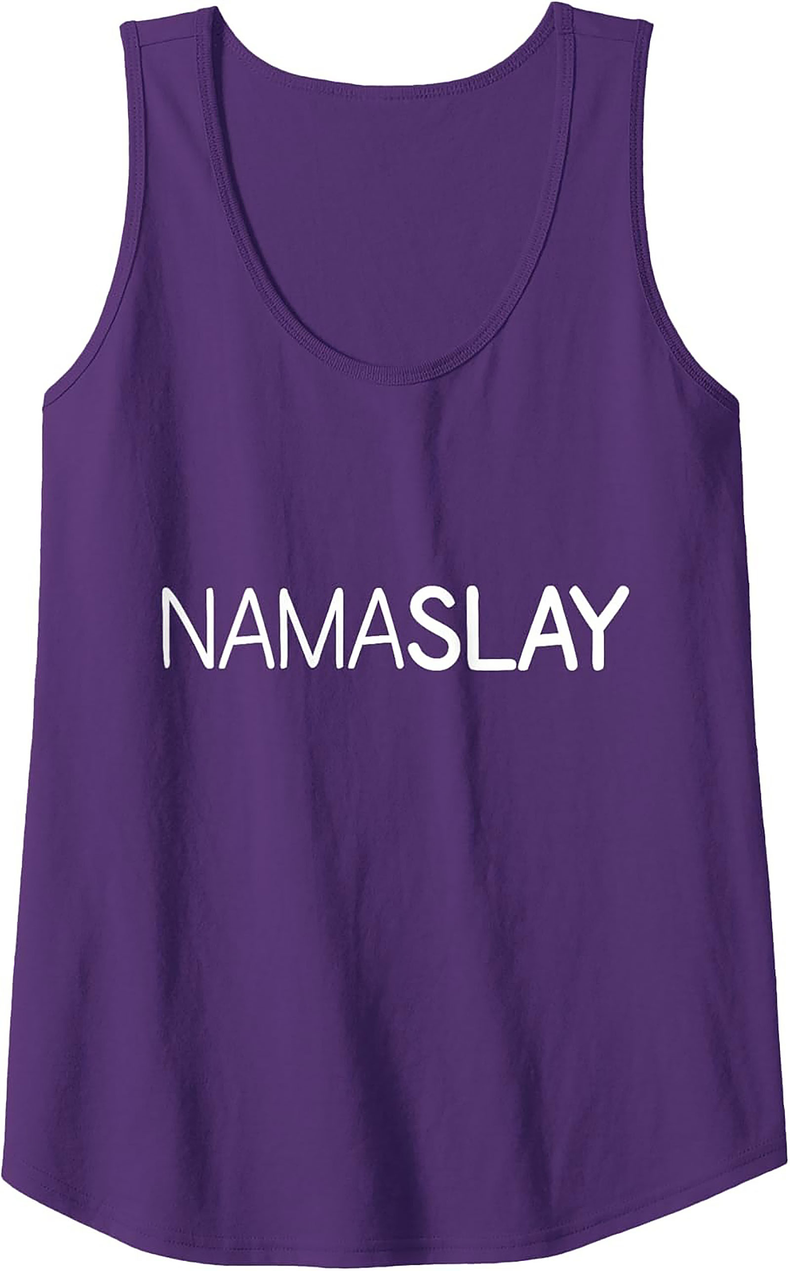 Namaslay Graphic Tank Top Funny Yoga Sleeveless Shirt