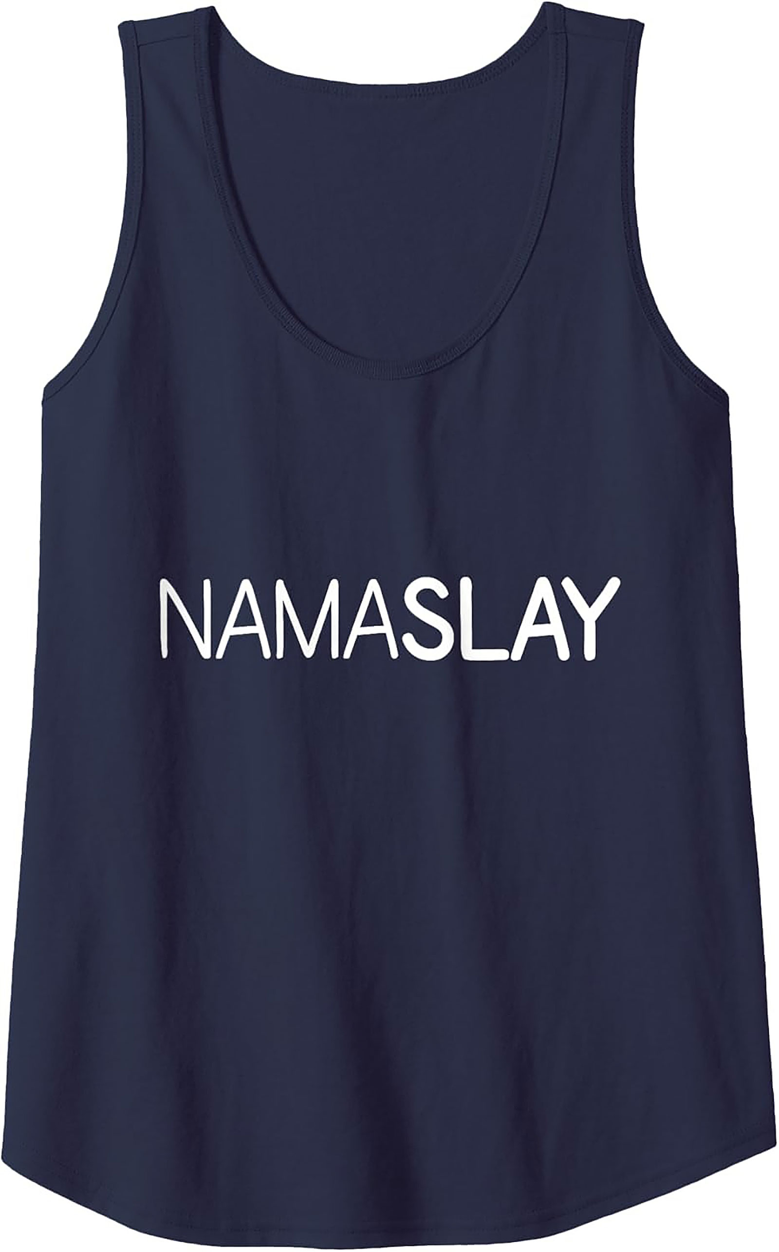 Namaslay Graphic Tank Top Funny Yoga Sleeveless Shirt
