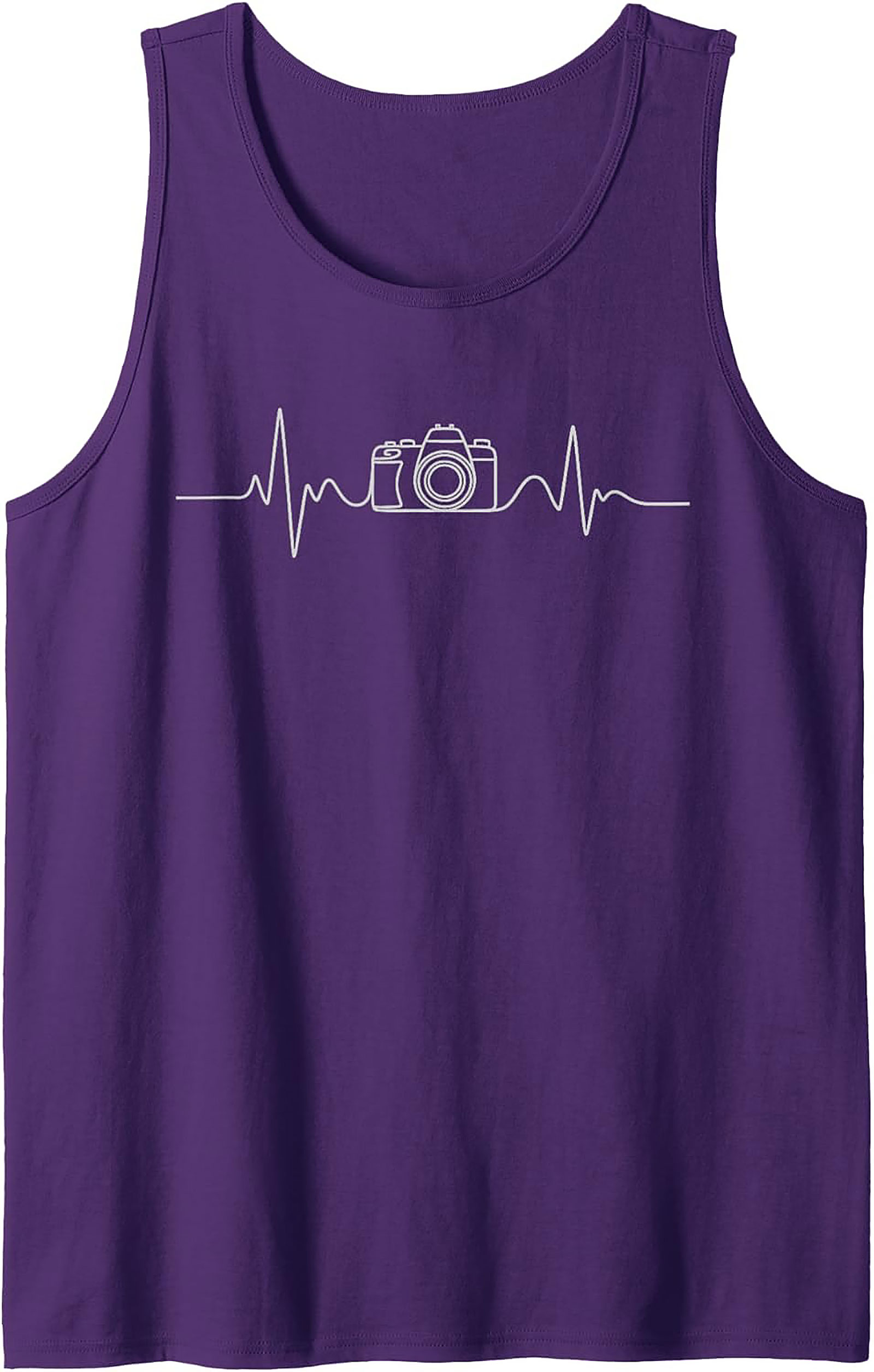 Camera Heartbeat Photographer Graphic Tank | Sleeveless Shirt