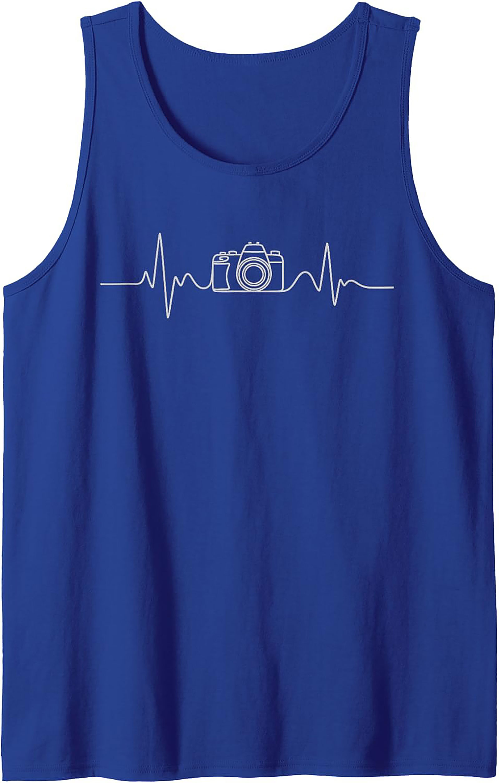 Camera Heartbeat Photographer Graphic Tank | Sleeveless Shirt