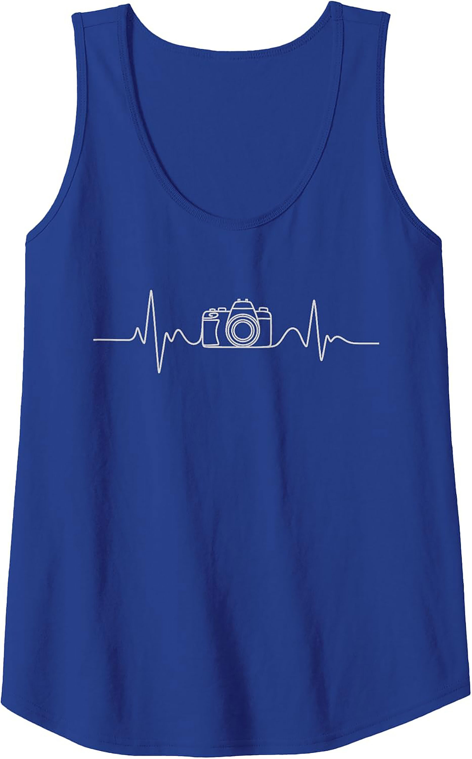 Camera Heartbeat Photographer Graphic Tank | Sleeveless Shirt