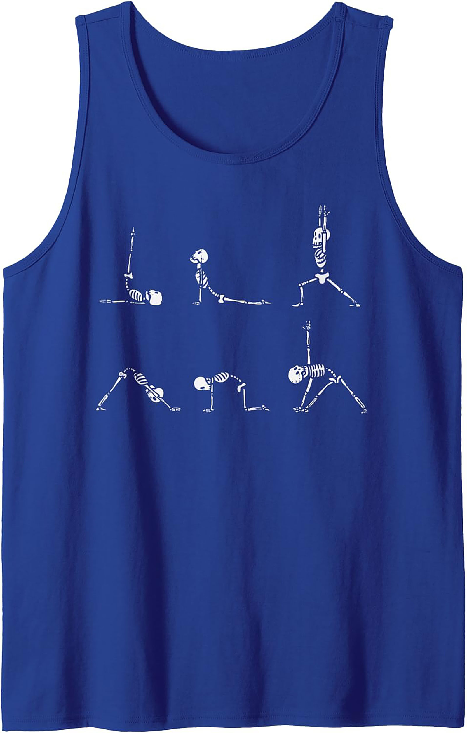 Funny Skeleton Yoga Tank Top Breathable Summer Wear
