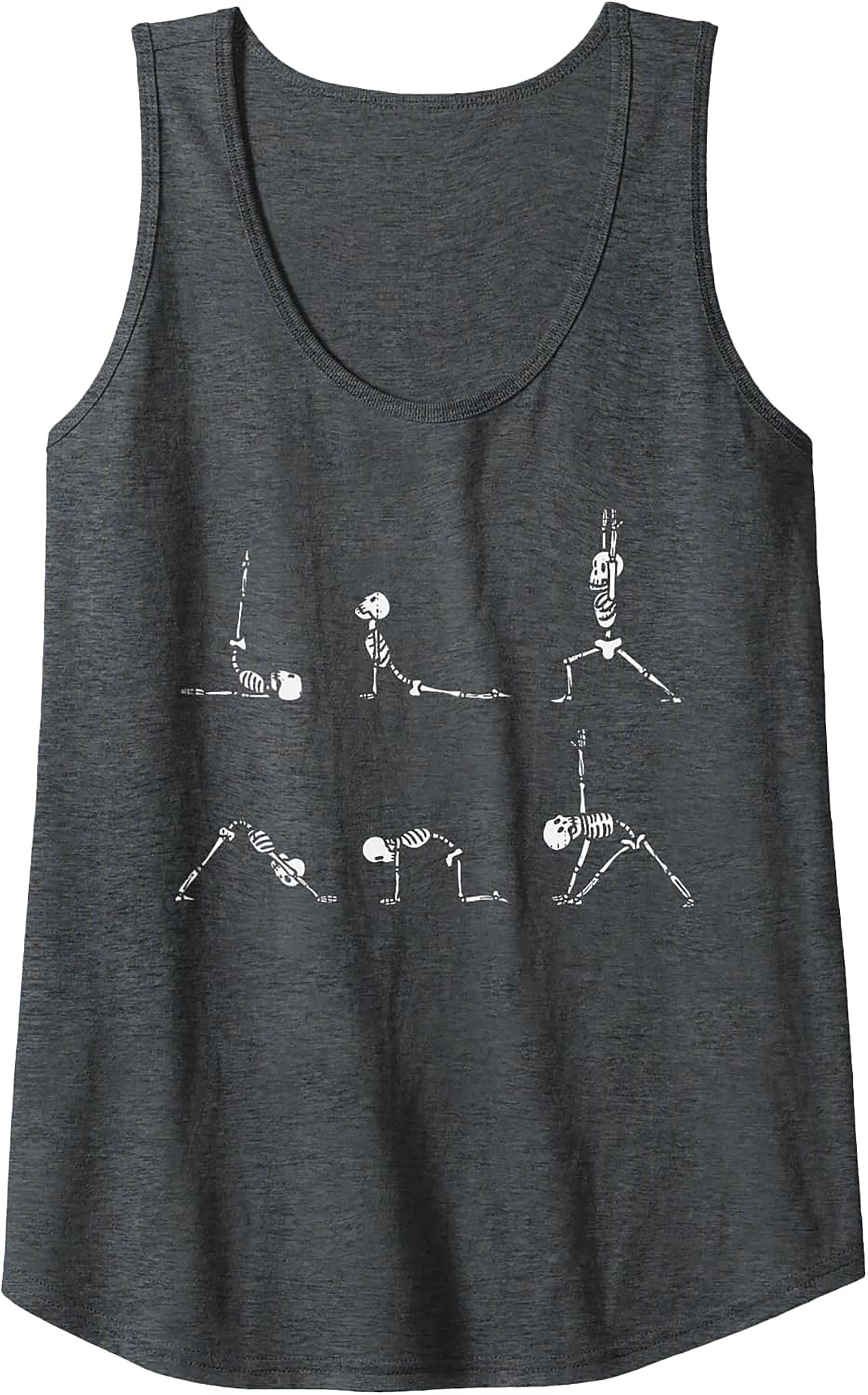 Funny Skeleton Yoga Tank Top Breathable Summer Wear