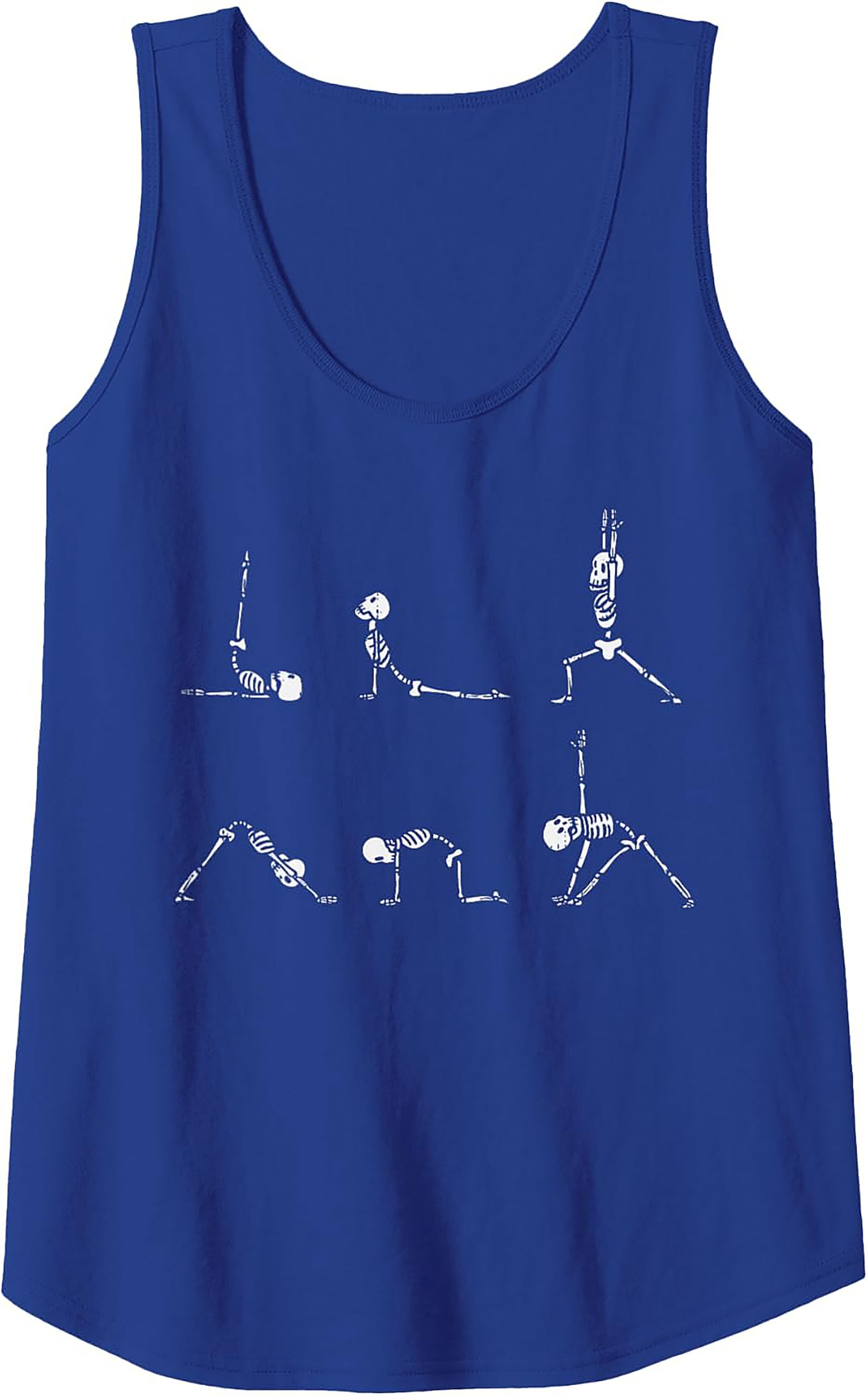 Funny Skeleton Yoga Tank Top Breathable Summer Wear