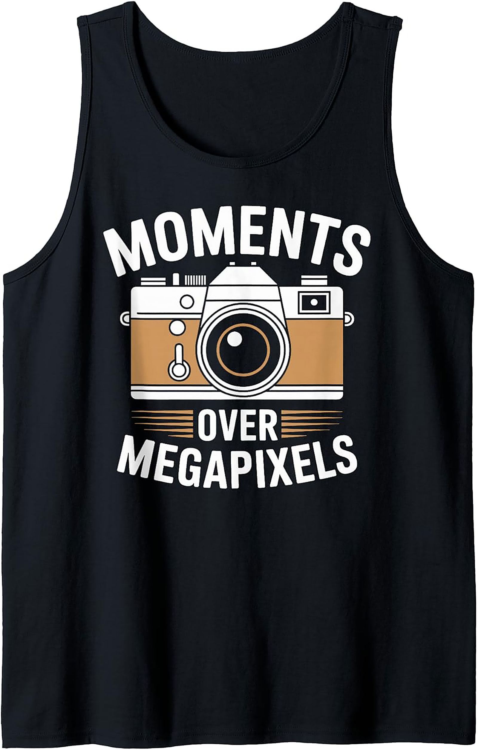 Moments Over Megapixels Tank Top | Vintage Camera Gift
