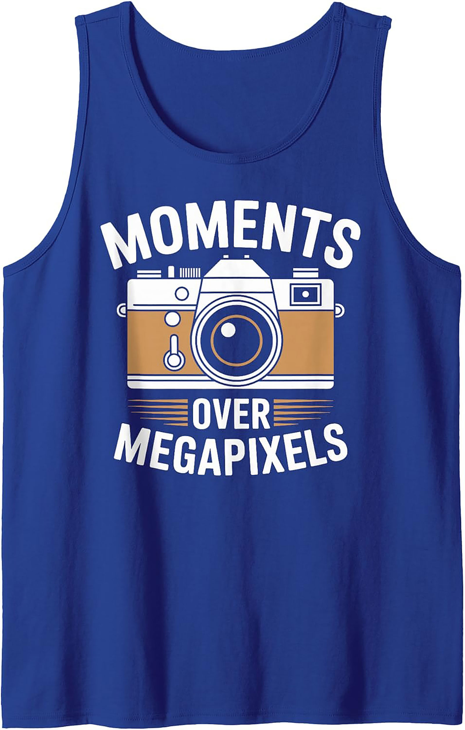 Moments Over Megapixels Tank Top | Vintage Camera Gift