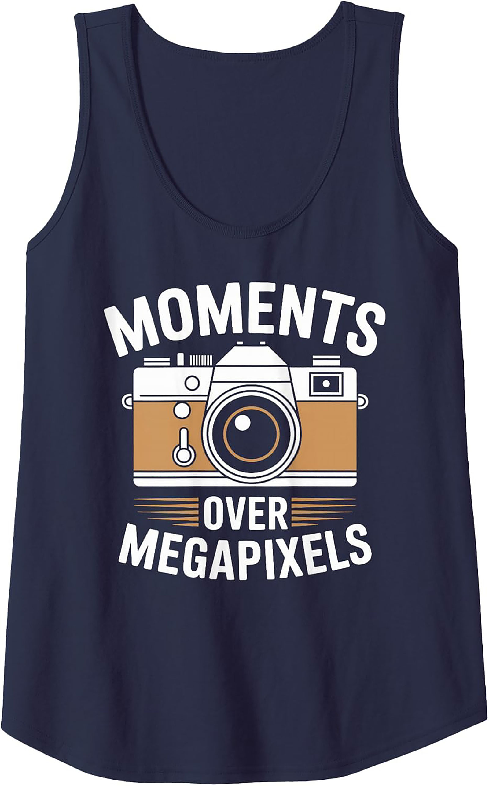 Moments Over Megapixels Tank Top | Vintage Camera Gift