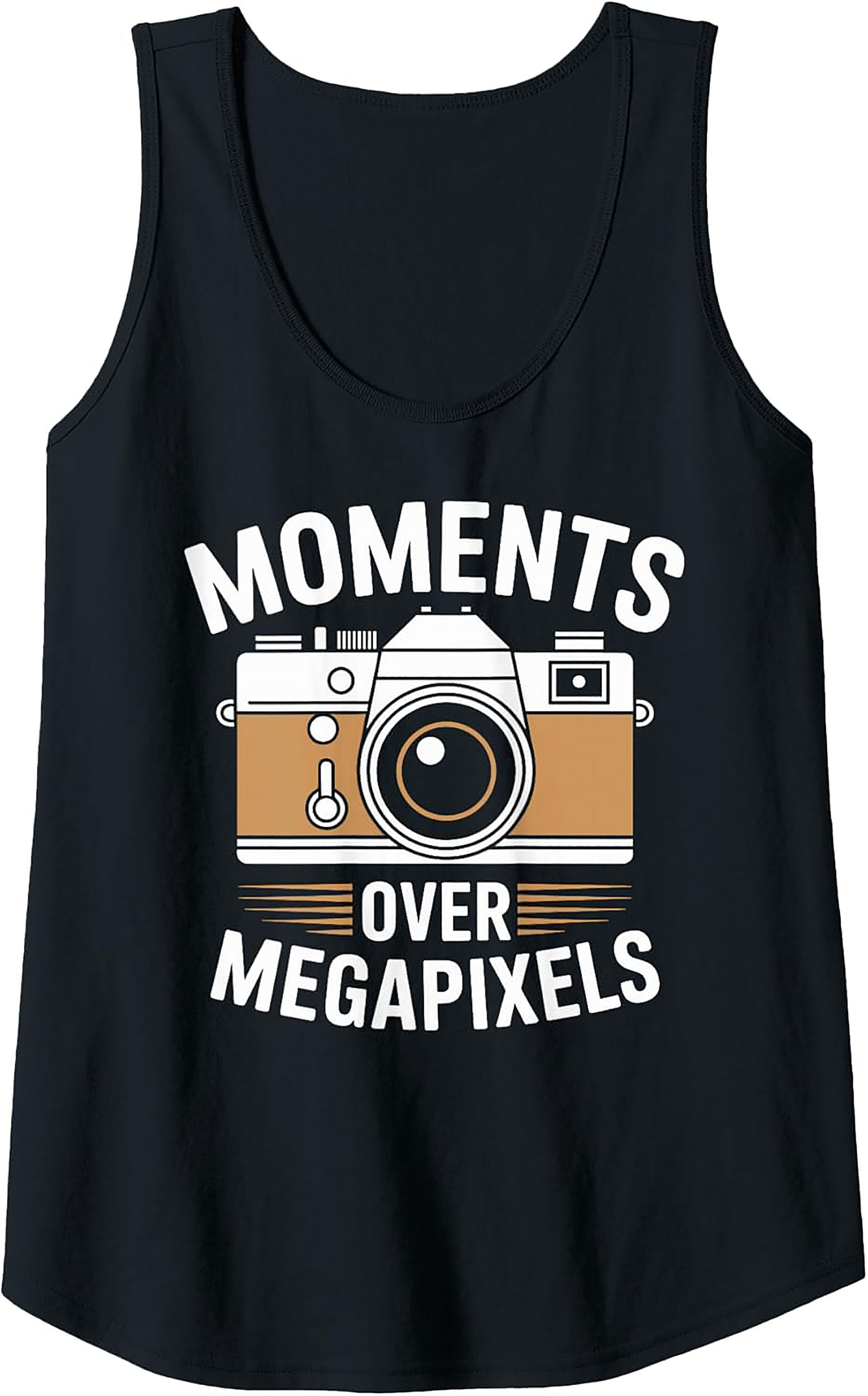 Moments Over Megapixels Tank Top | Vintage Camera Gift