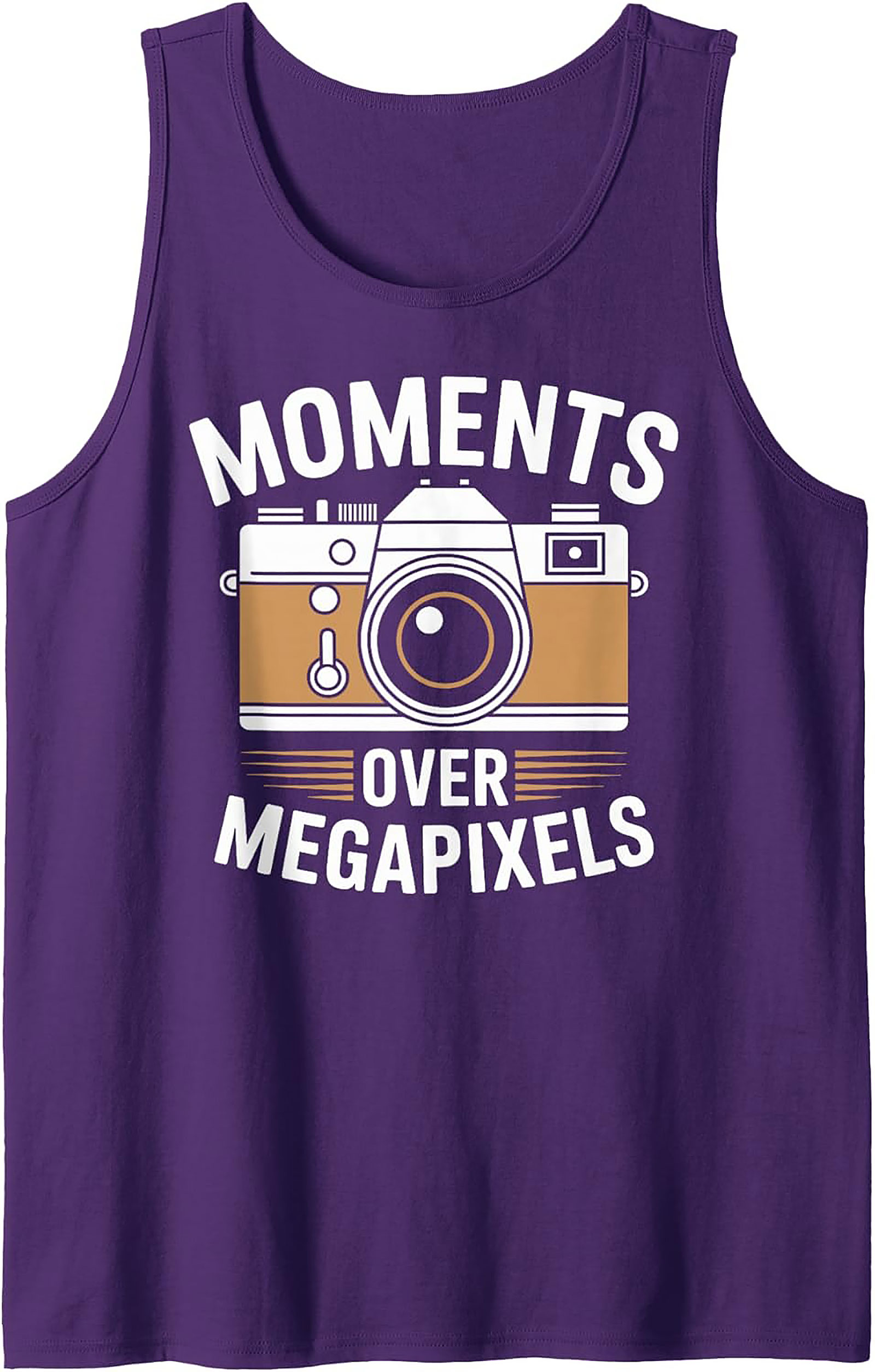 Moments Over Megapixels Tank Top | Vintage Camera Gift