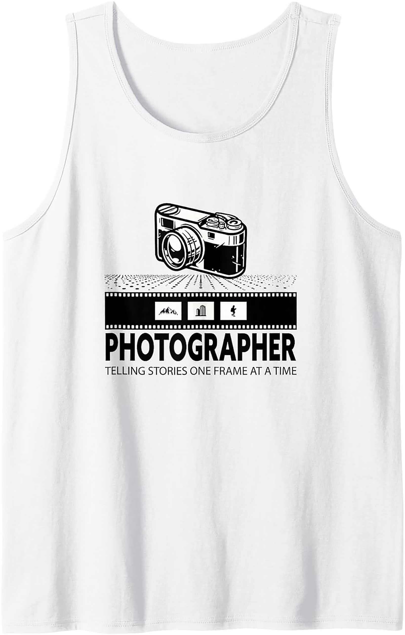 Photographer Tank Top | Telling Stories Graphic Tank