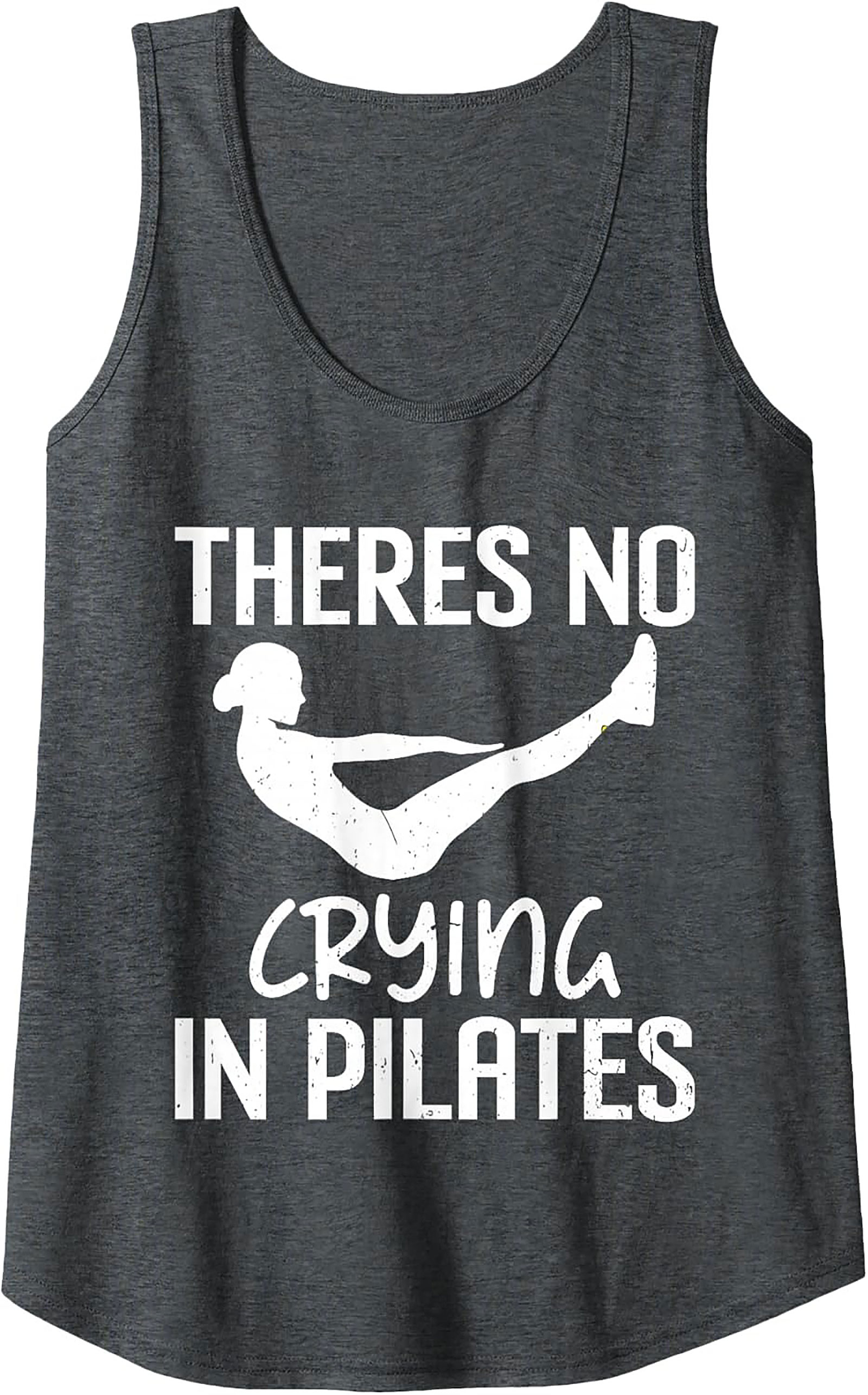 Funny Pilates Graphic Tank Top Core Workout Sleeveless Shirt