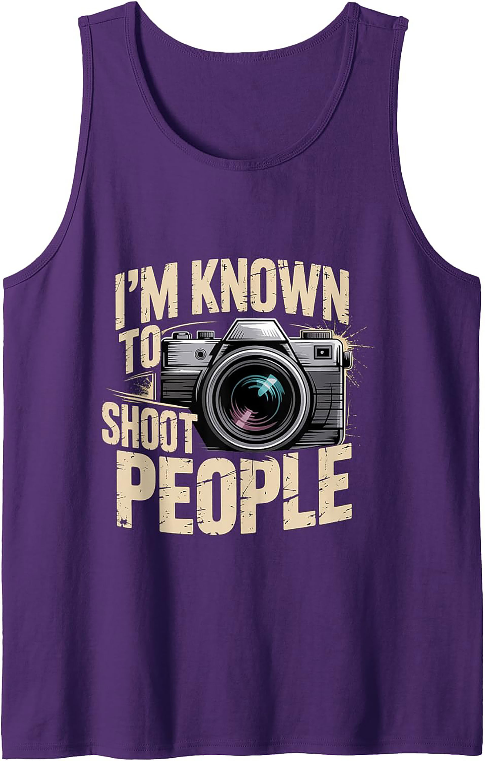 Funny Photographer Graphic Tank – I Shoot People | Unisex