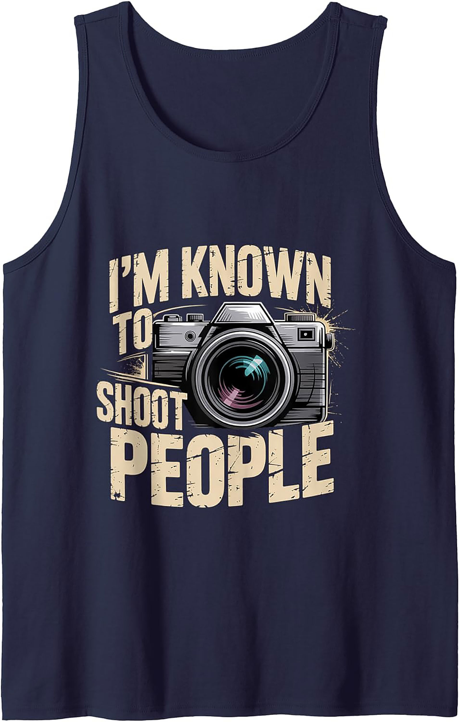 Funny Photographer Graphic Tank – I Shoot People | Unisex