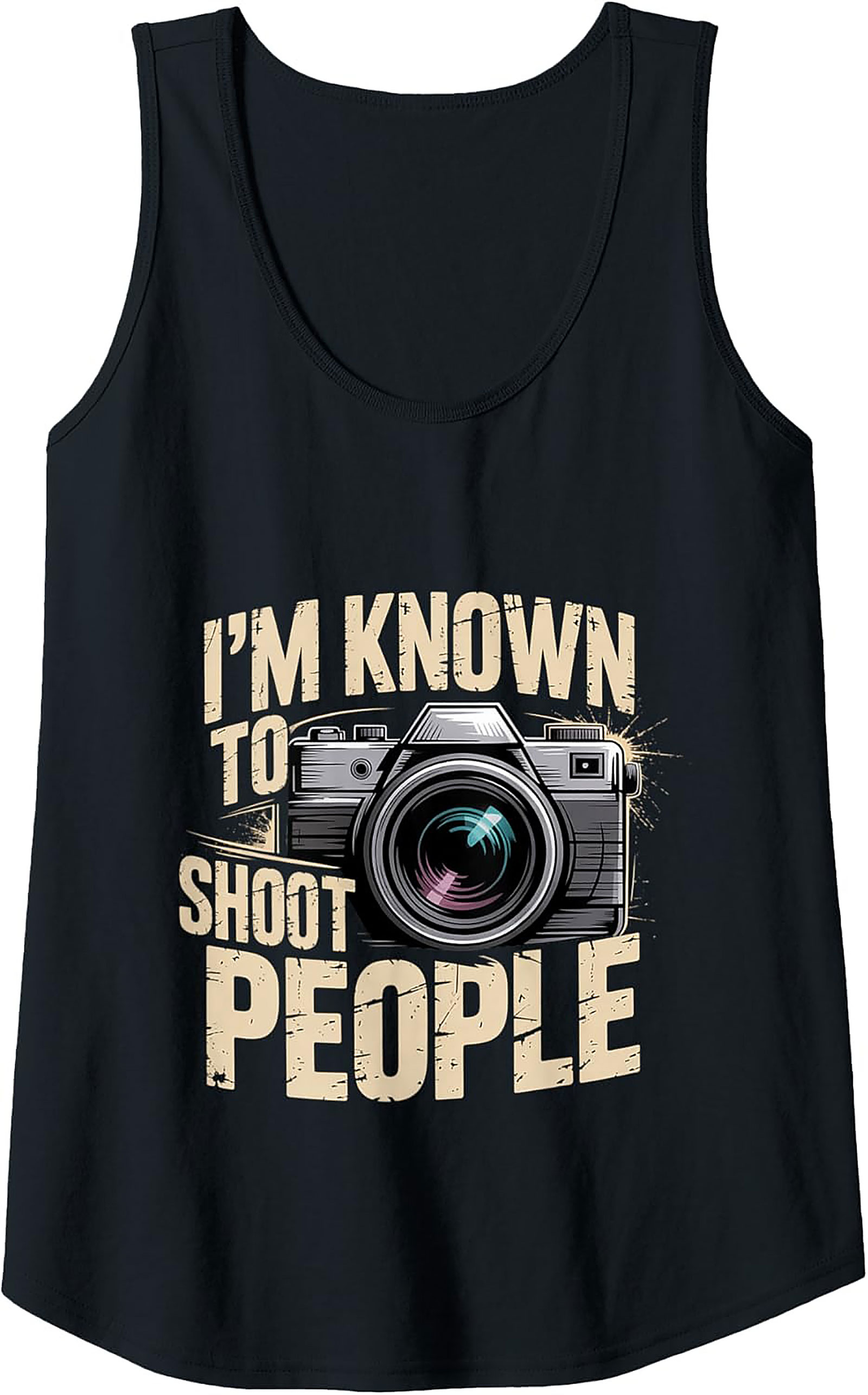 Funny Photographer Graphic Tank – I Shoot People | Unisex
