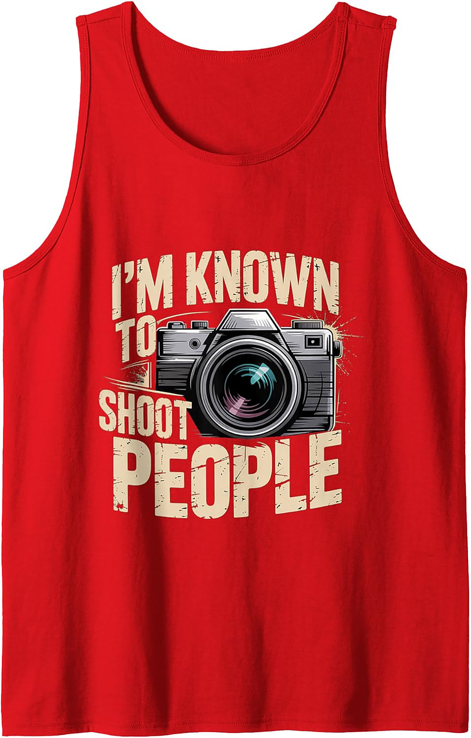 Funny Photographer Graphic Tank – I Shoot People | Unisex