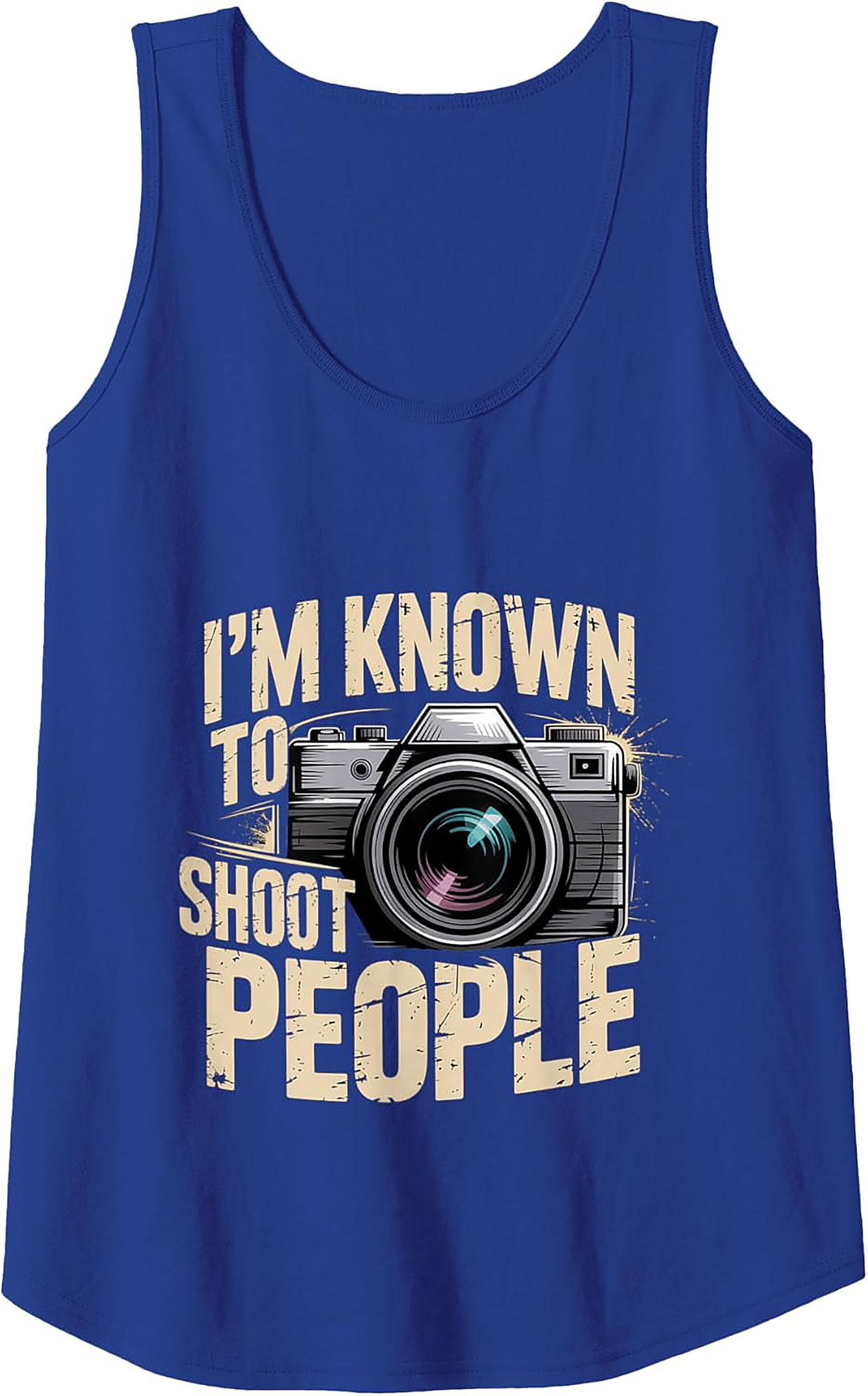 Funny Photographer Graphic Tank – I Shoot People | Unisex