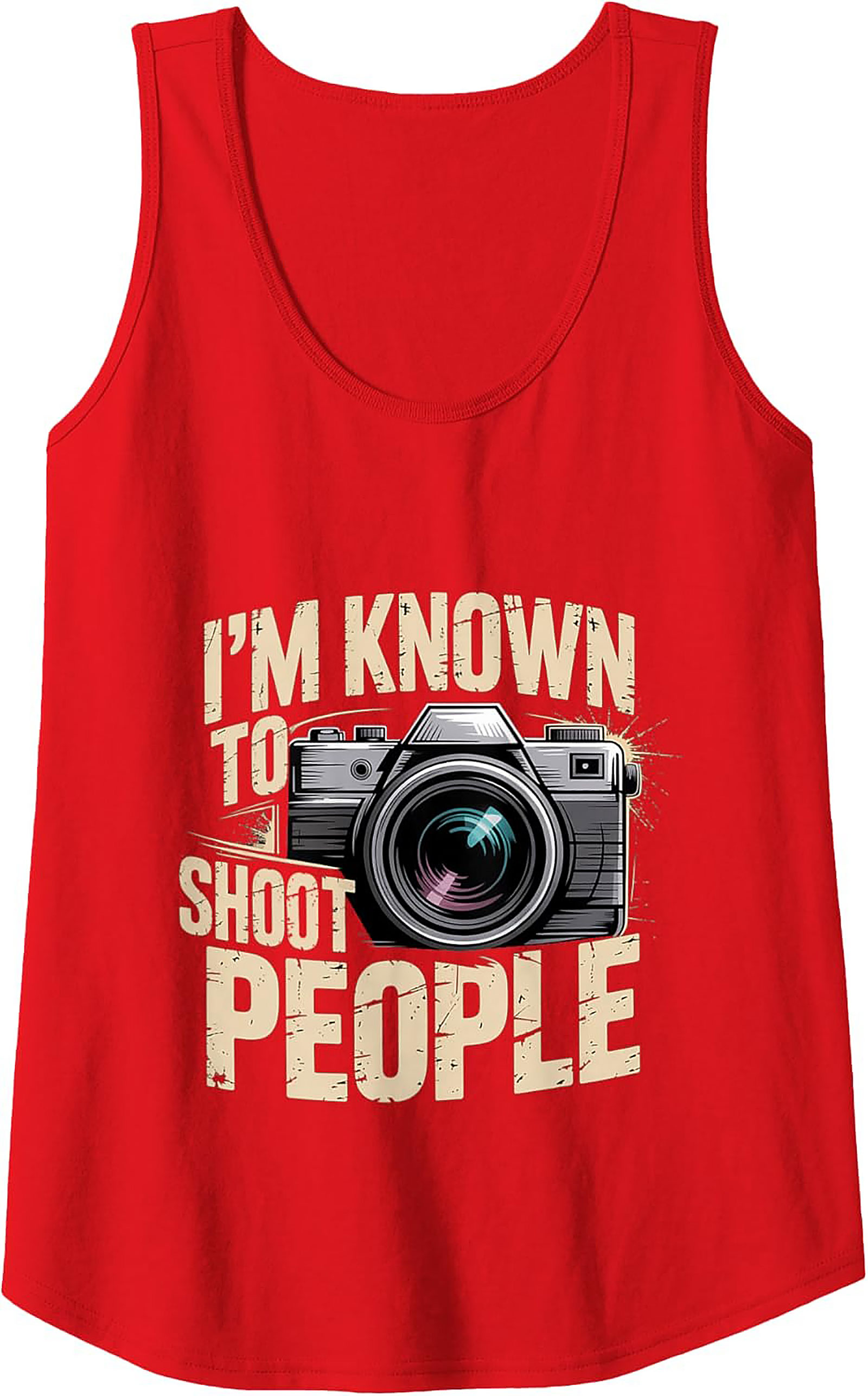 Funny Photographer Graphic Tank – I Shoot People | Unisex
