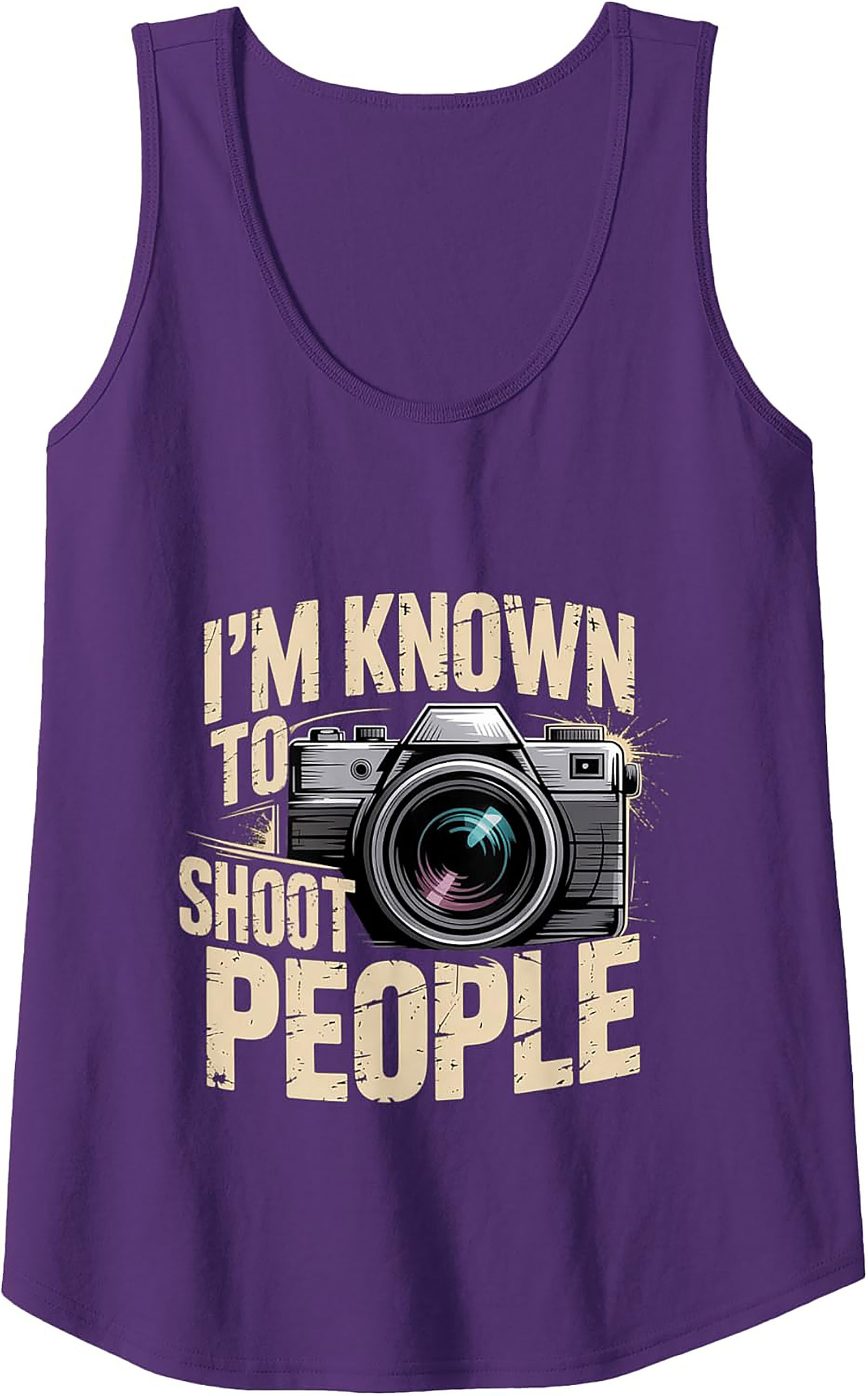 Funny Photographer Graphic Tank – I Shoot People | Unisex