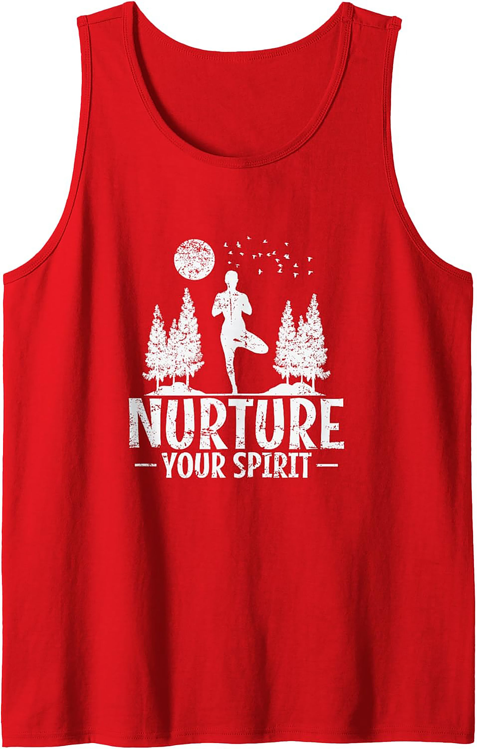 Nurture Your Spirit Yoga Tank Top Breathable Sleeveless Shirt
