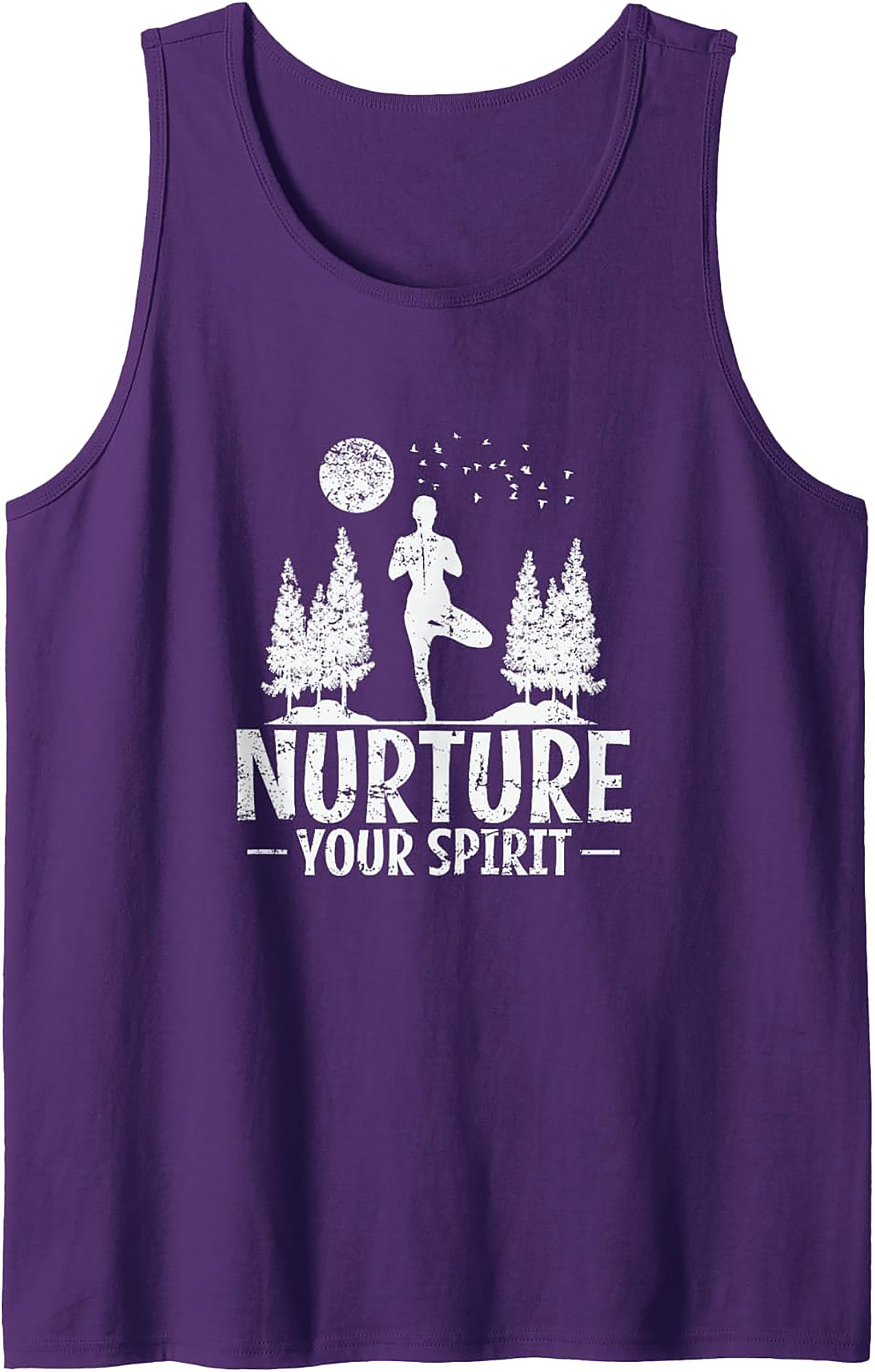 Nurture Your Spirit Yoga Tank Top Breathable Sleeveless Shirt