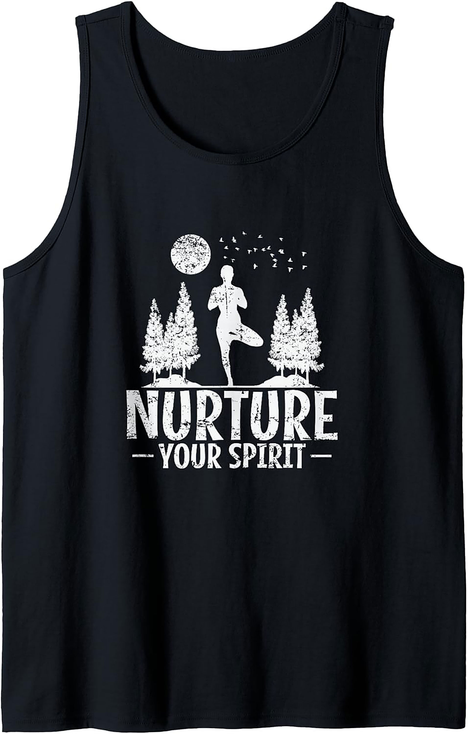 Nurture Your Spirit Yoga Tank Top Breathable Sleeveless Shirt