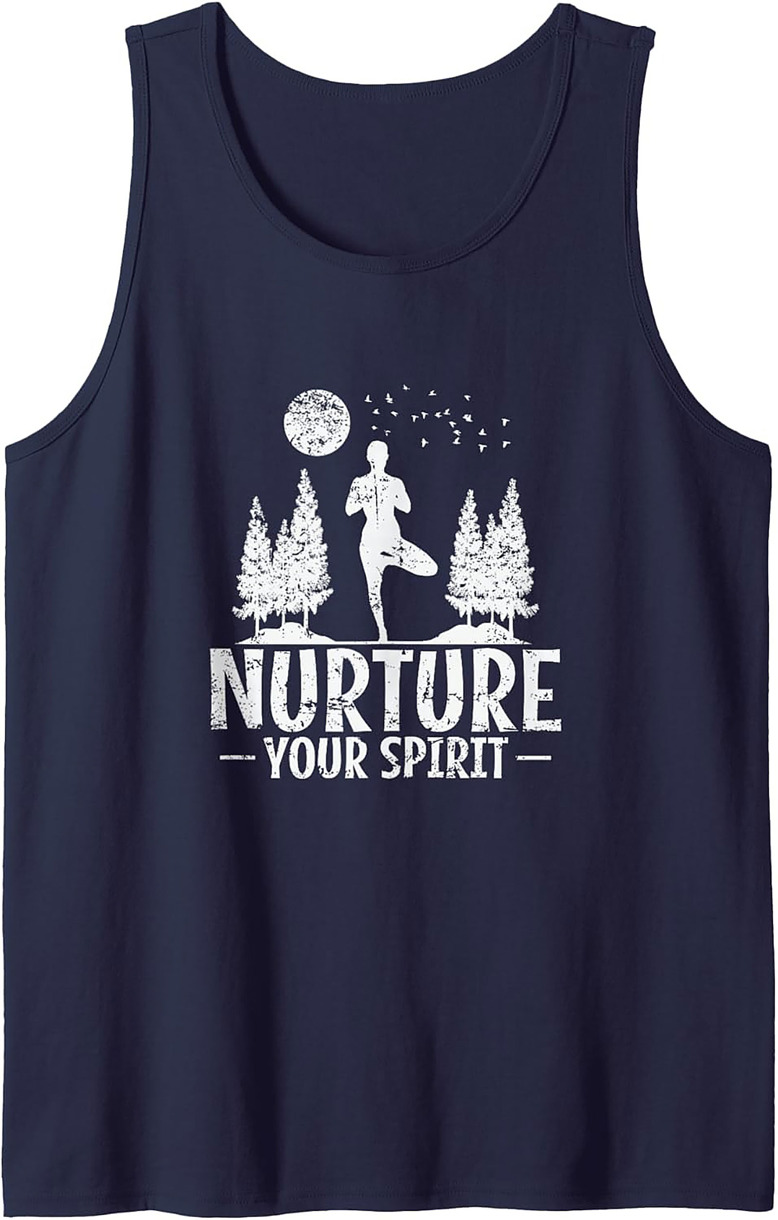 Nurture Your Spirit Yoga Tank Top Breathable Sleeveless Shirt