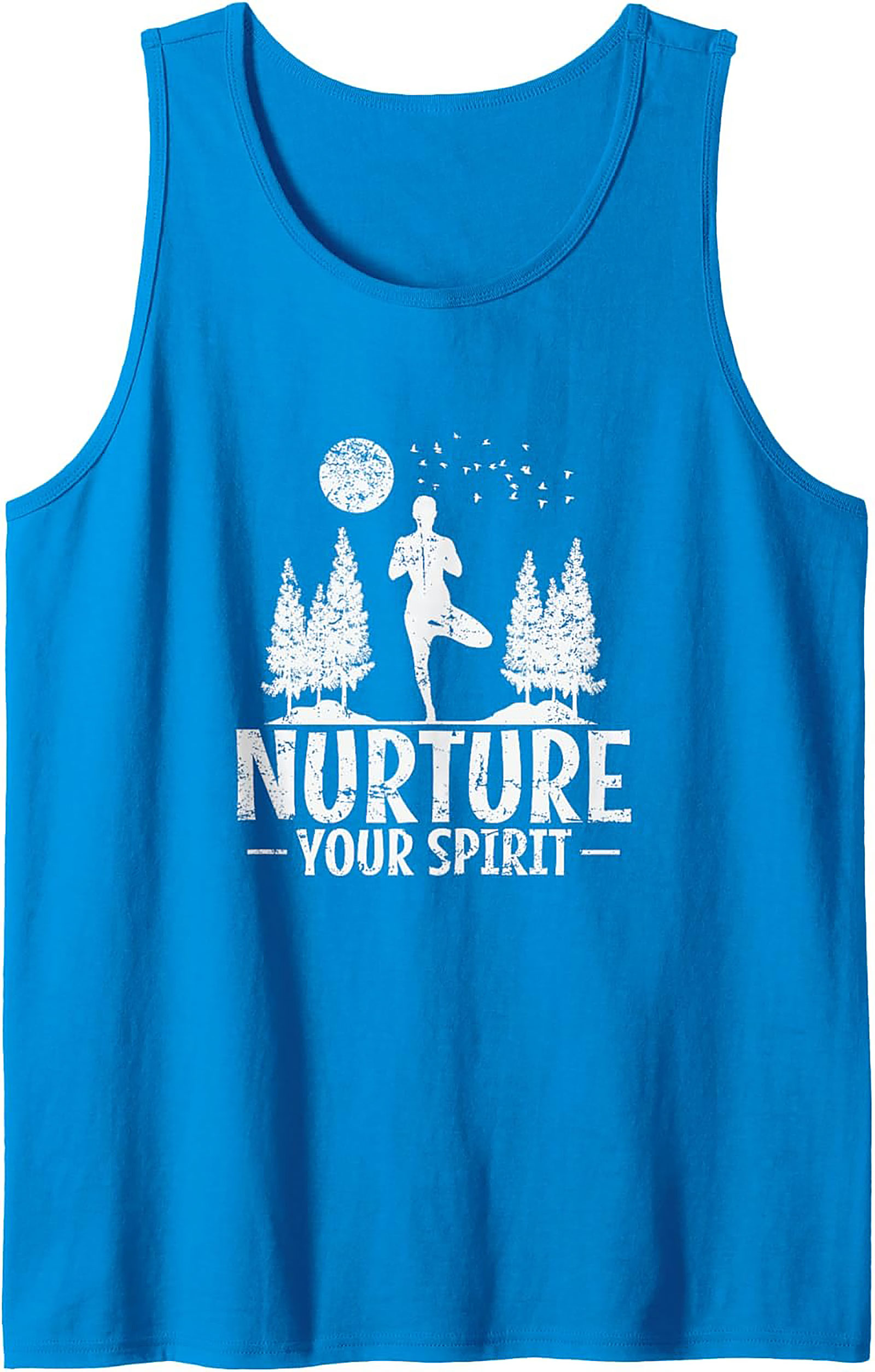 Nurture Your Spirit Yoga Tank Top Breathable Sleeveless Shirt